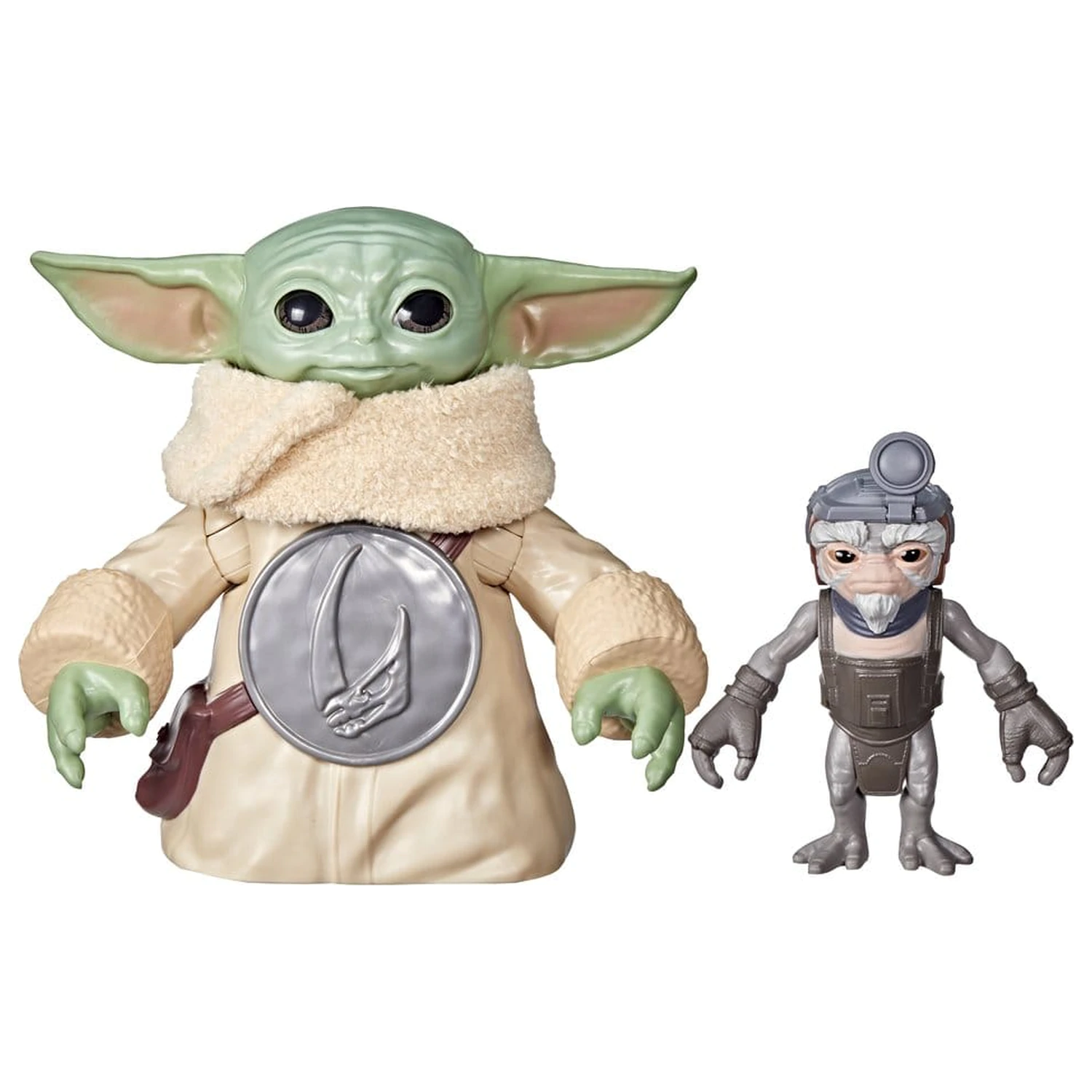 Star Wars: The Mandalorian & Grogu elektromos akciófigura Huggin' Grogu & Anzellan 17 cm termékfotó