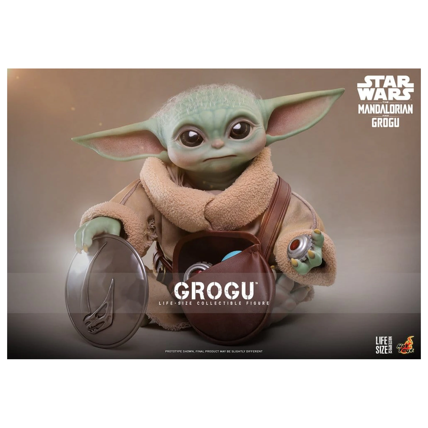 Star Wars: The Mandalorian & Grogu Grogu életnagyságú figura 38 cm termékfotó