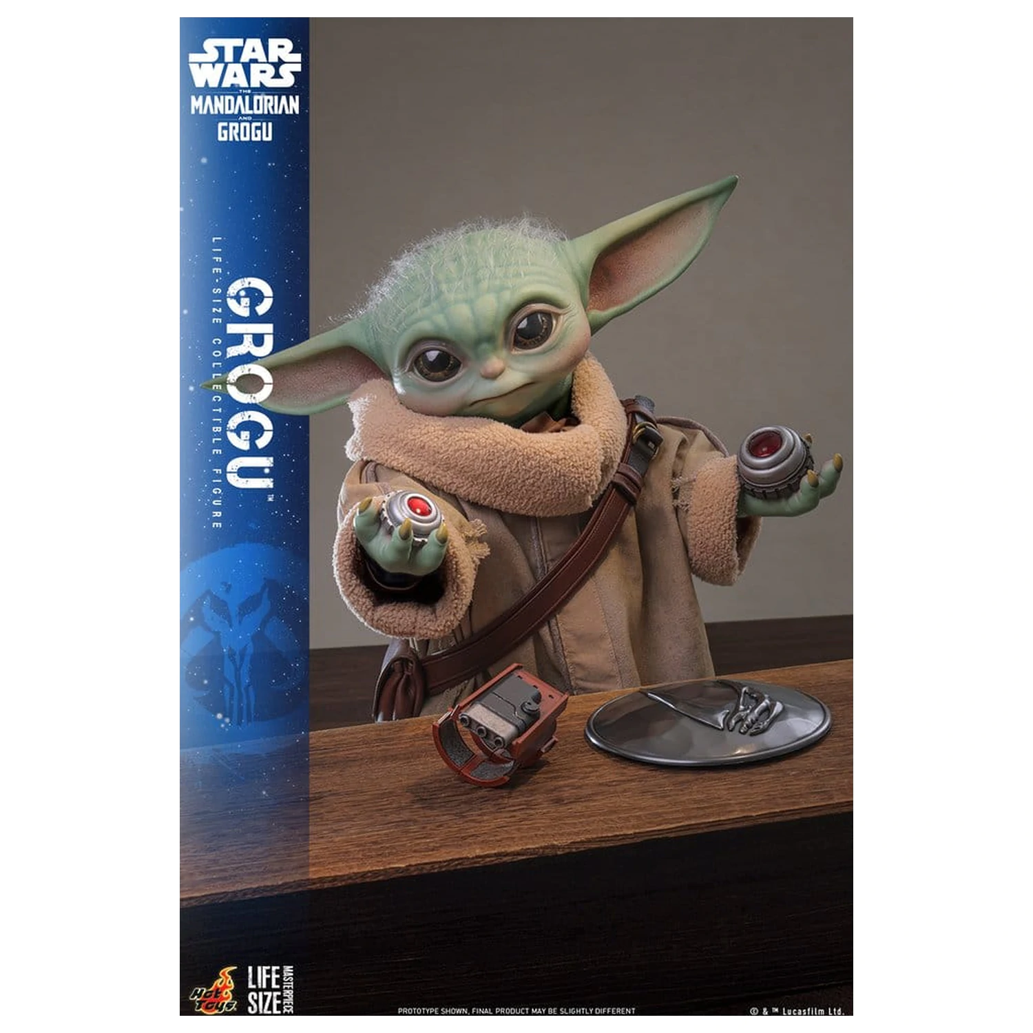 Star Wars: The Mandalorian & Grogu Grogu életnagyságú figura 38 cm termékfotó