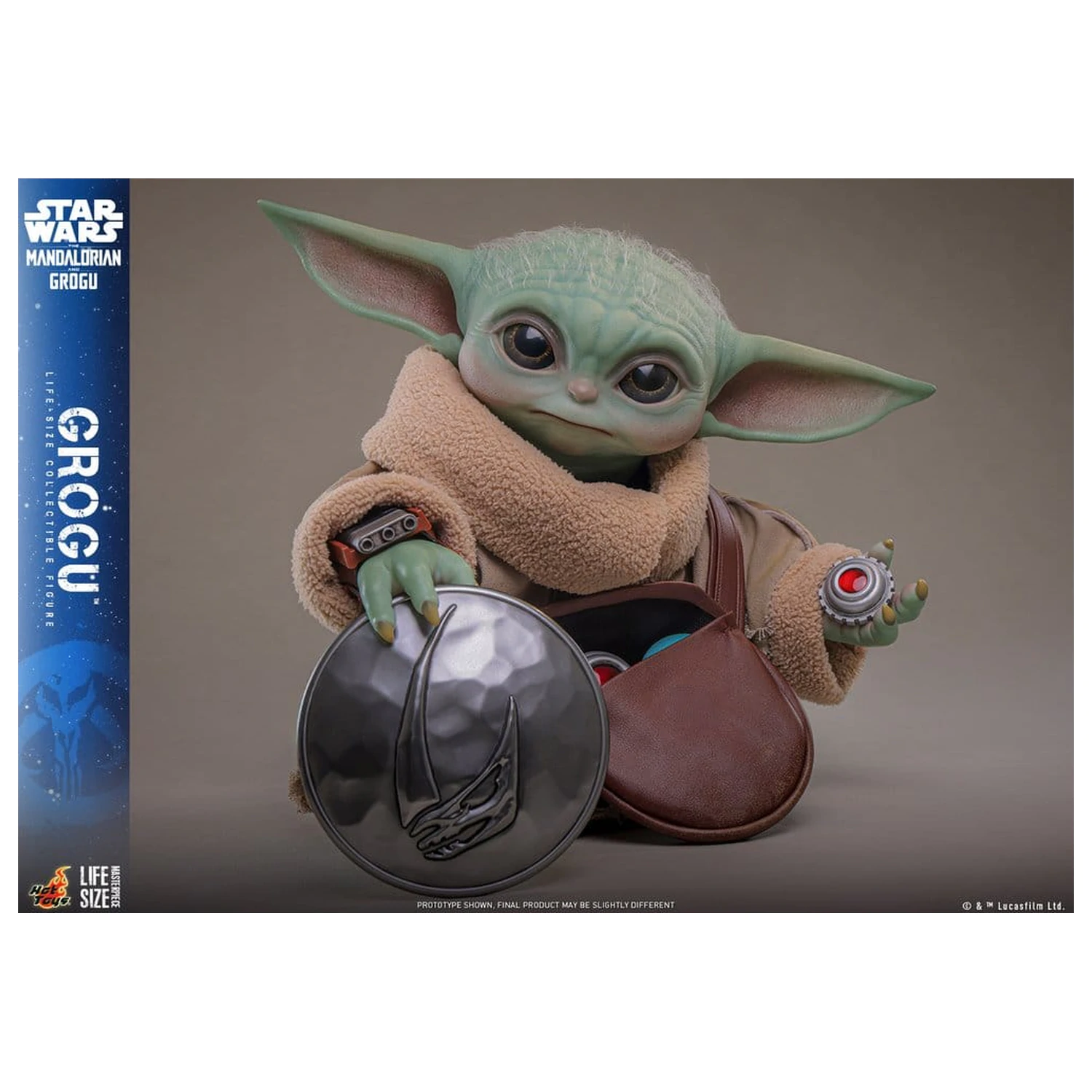 Star Wars: The Mandalorian & Grogu Grogu életnagyságú figura 38 cm termékfotó