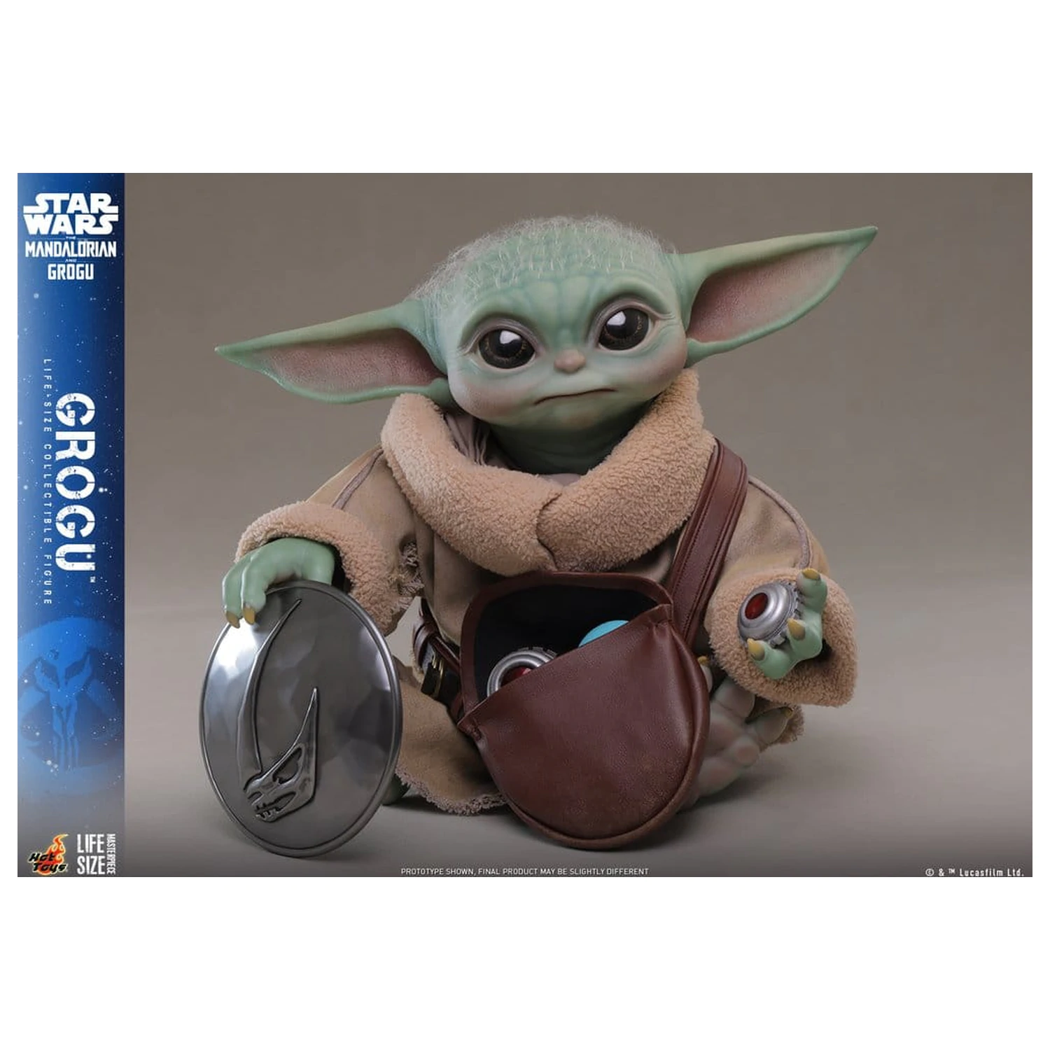 Star Wars: The Mandalorian & Grogu Grogu életnagyságú figura 38 cm termékfotó