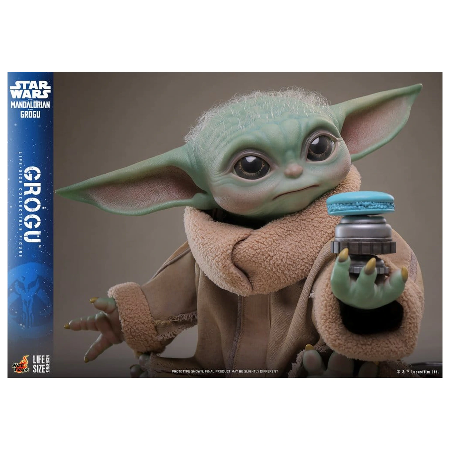 Star Wars: The Mandalorian & Grogu Grogu életnagyságú figura 38 cm termékfotó