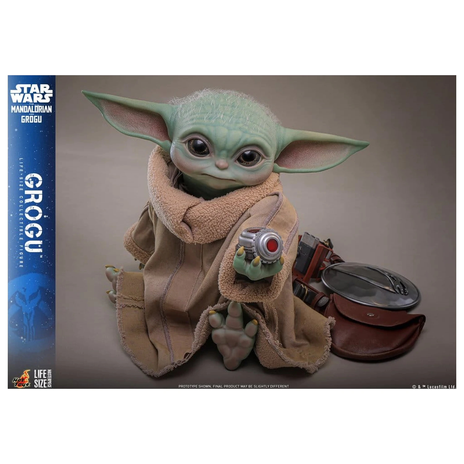 Star Wars: The Mandalorian & Grogu Grogu életnagyságú figura 38 cm termékfotó