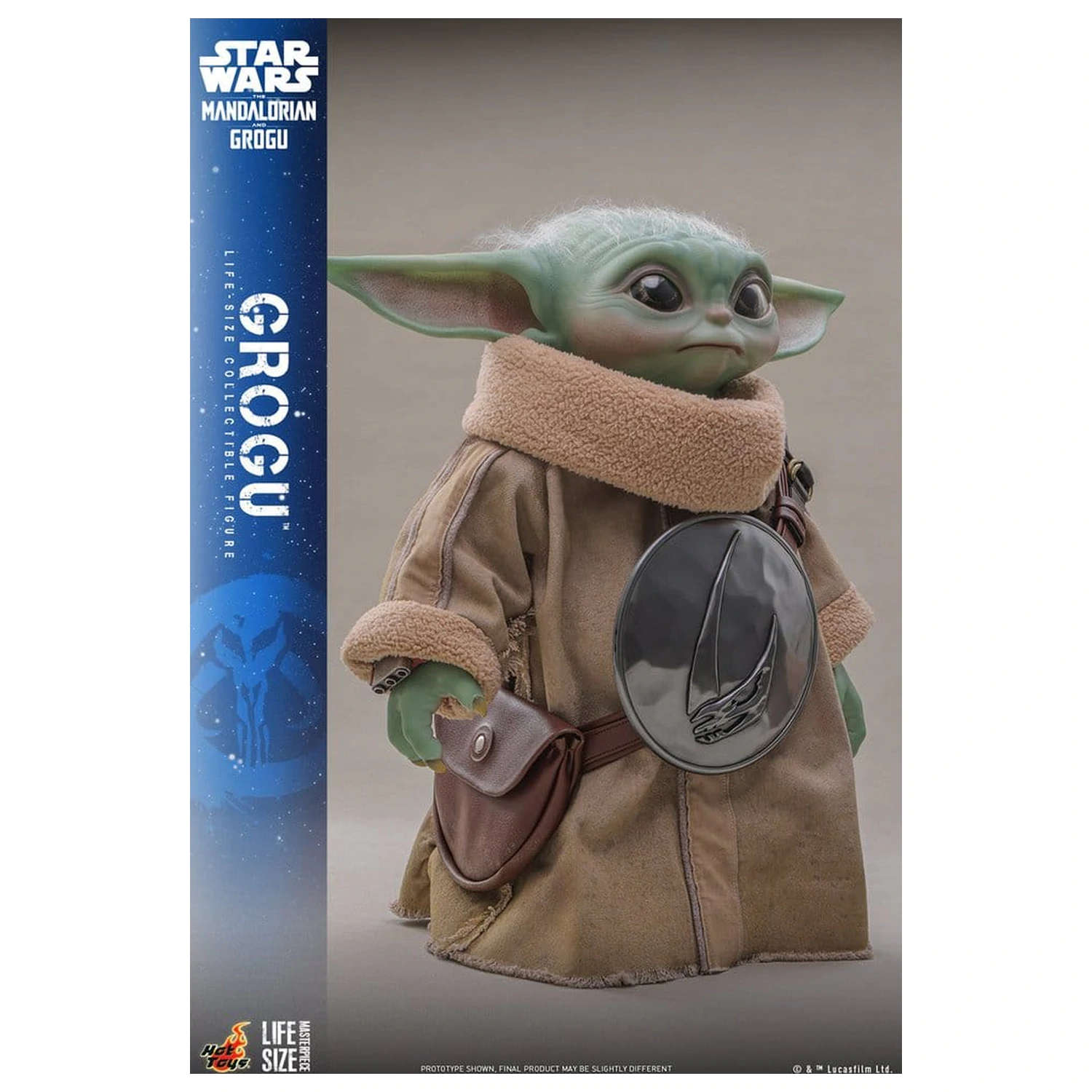 Star Wars: The Mandalorian & Grogu Grogu életnagyságú figura 38 cm termékfotó