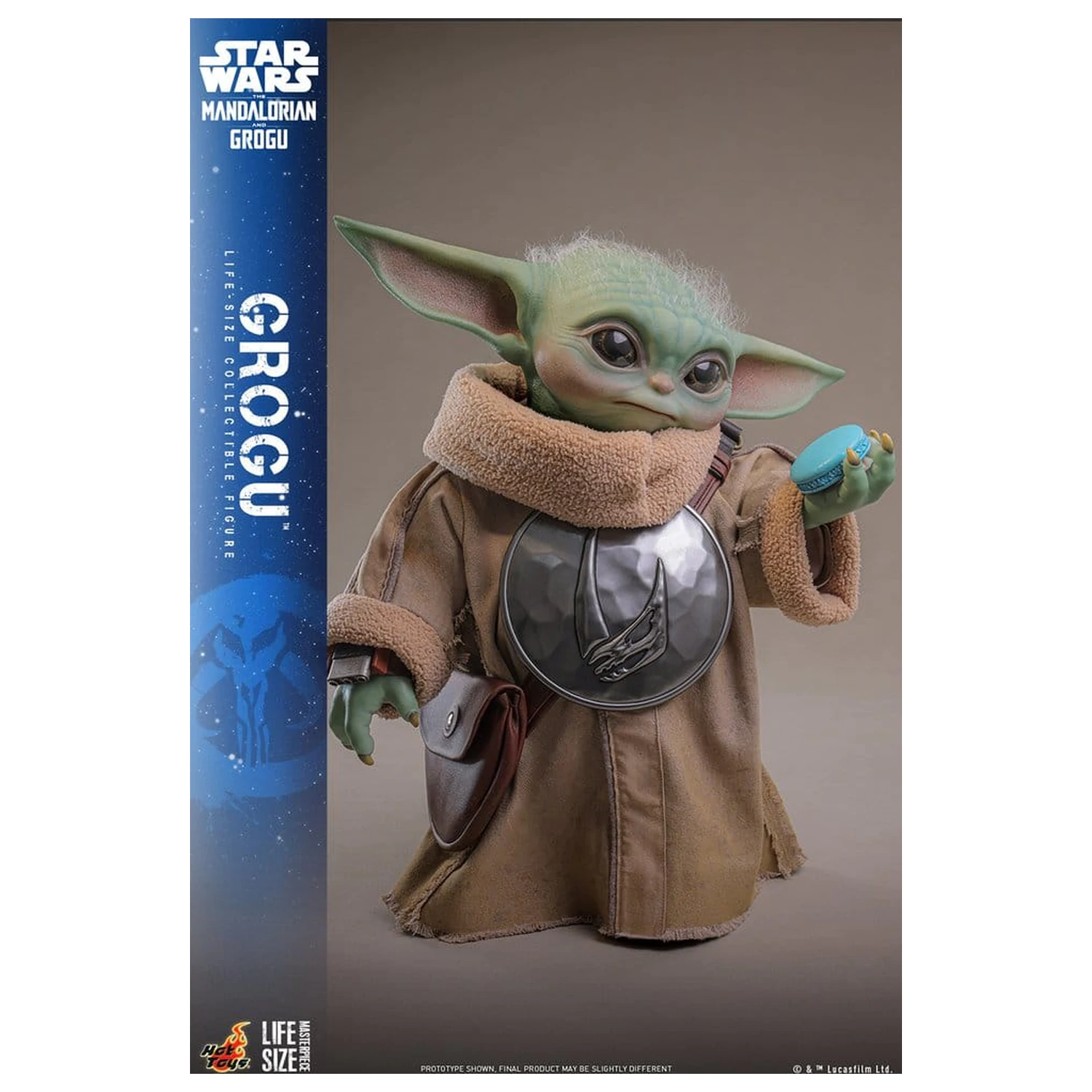 Star Wars: The Mandalorian & Grogu Grogu életnagyságú figura 38 cm termékfotó