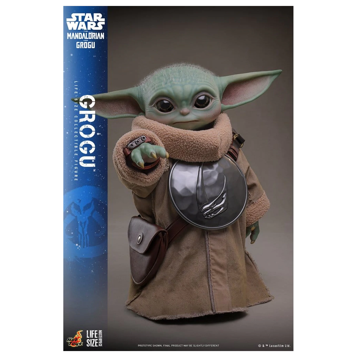 Star Wars: The Mandalorian & Grogu Grogu életnagyságú figura 38 cm termékfotó