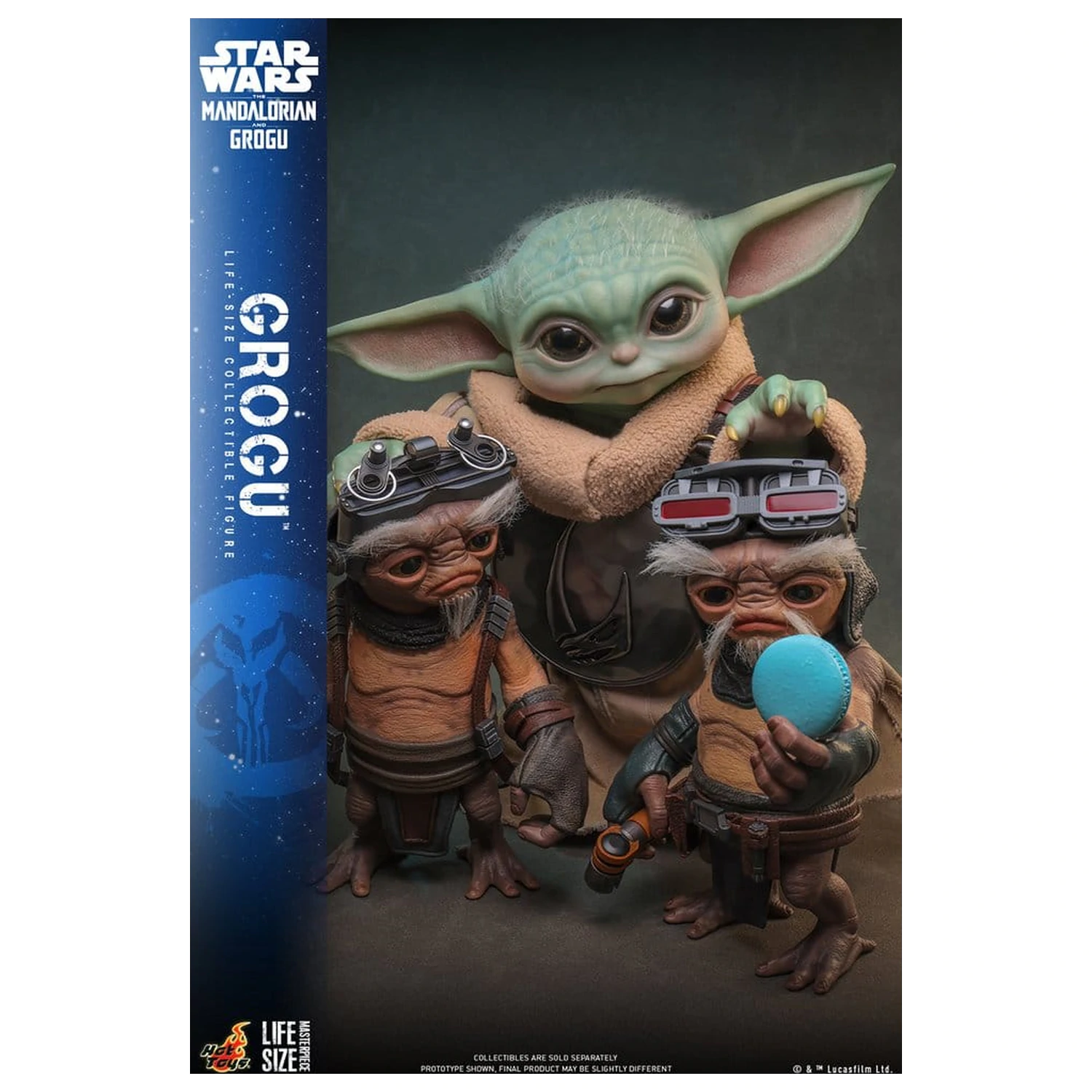 Star Wars: The Mandalorian & Grogu Grogu életnagyságú figura 38 cm termékfotó