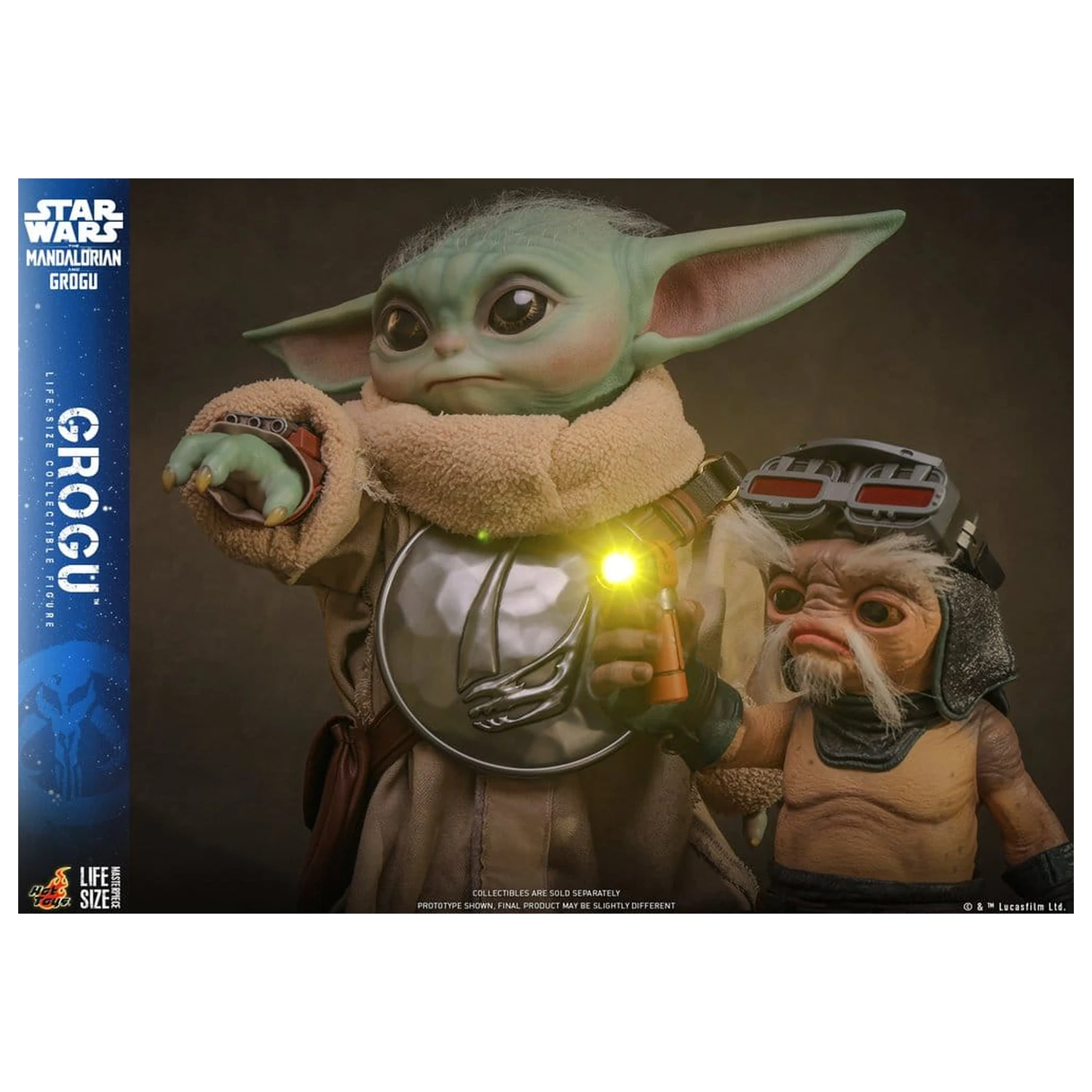 Star Wars: The Mandalorian & Grogu Grogu életnagyságú figura 38 cm termékfotó