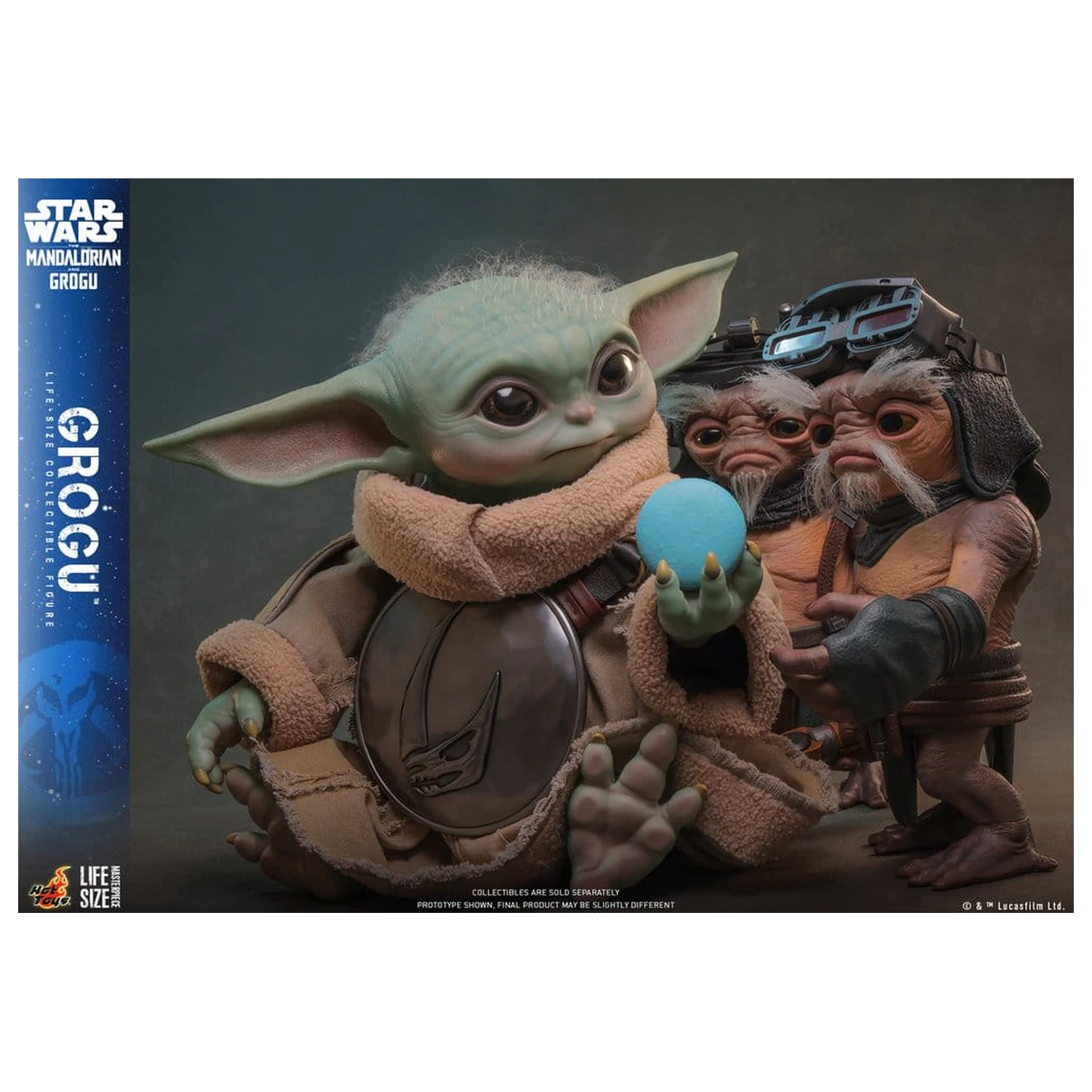 Star Wars: The Mandalorian & Grogu Grogu életnagyságú figura 38 cm termékfotó