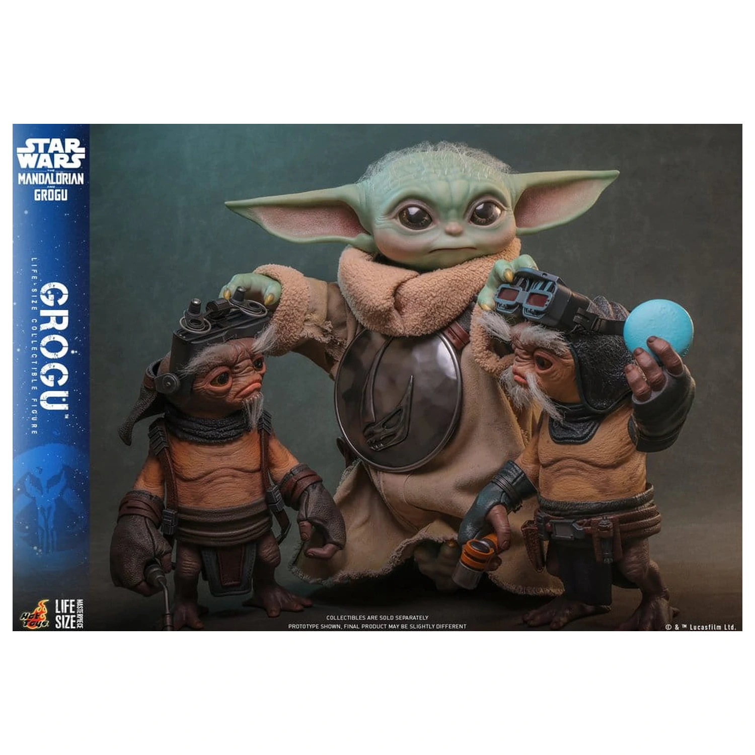 Star Wars: The Mandalorian & Grogu Grogu életnagyságú figura 38 cm termékfotó