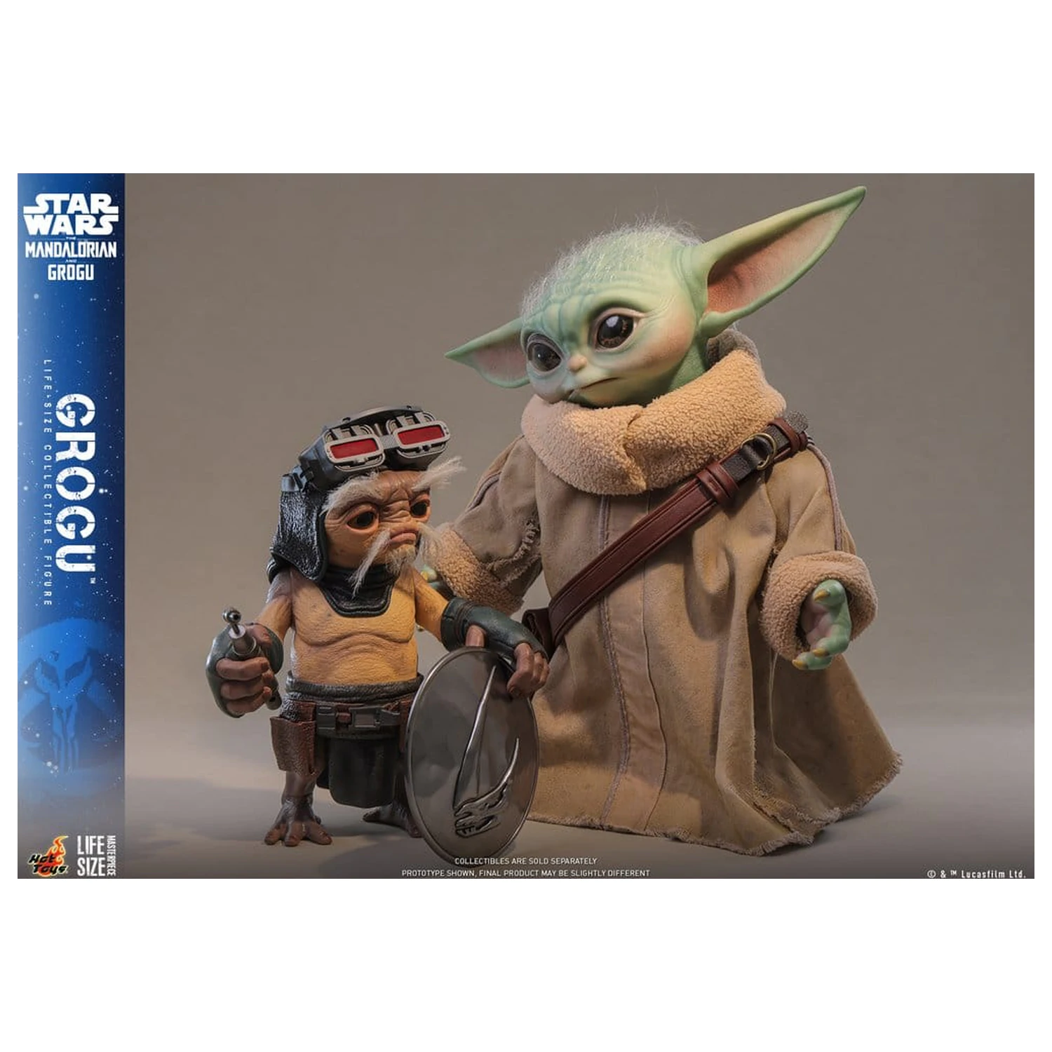 Star Wars: The Mandalorian & Grogu Grogu életnagyságú figura 38 cm termékfotó