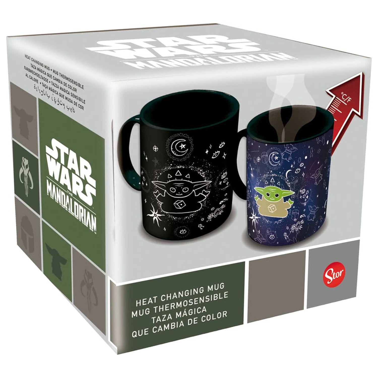 Star Wars The Mandalorian Grogu hőre változó bögre 325 ml      termékfotó