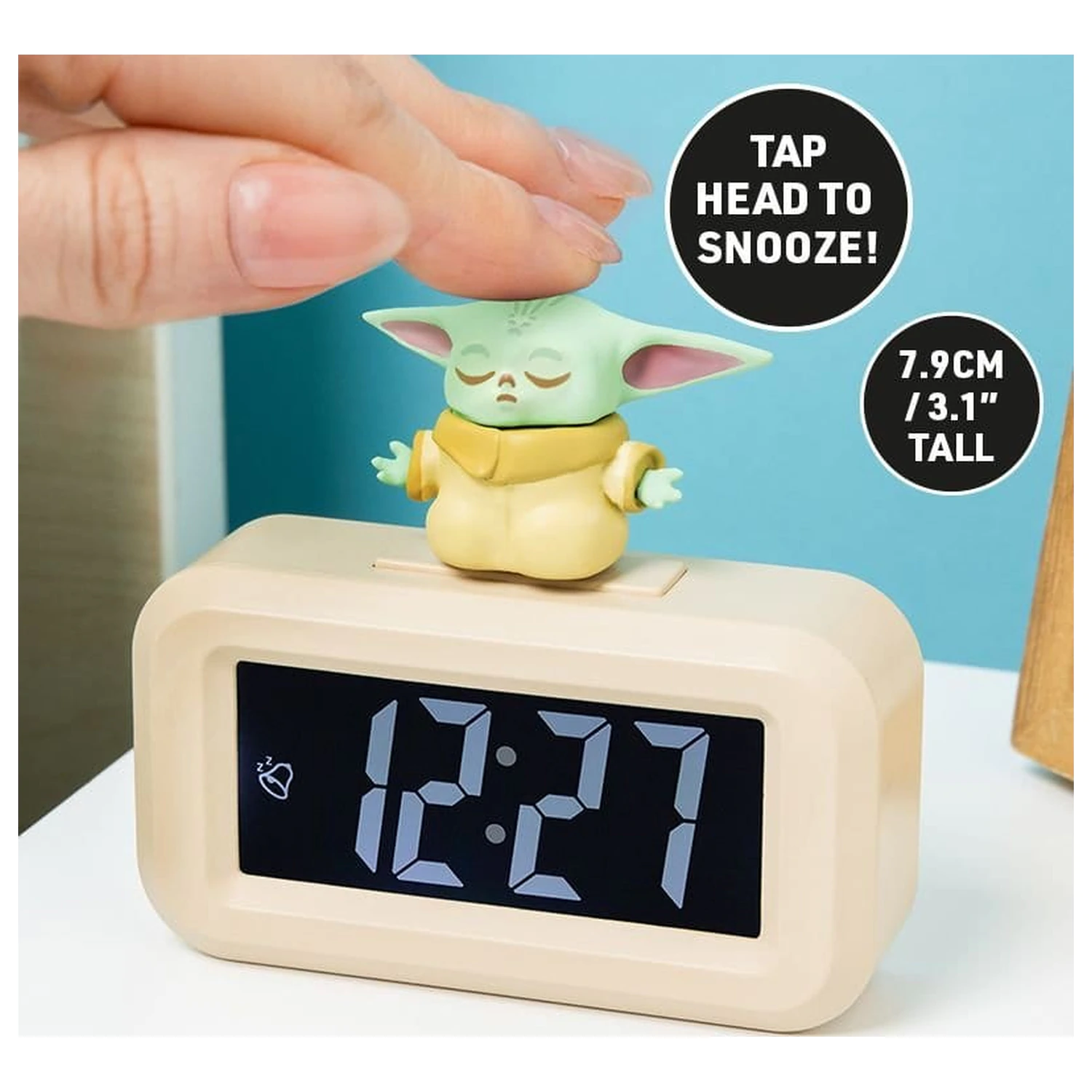 Star Wars: The Mandalorian Grogu Icon Mini ébresztőóra termékfotó
