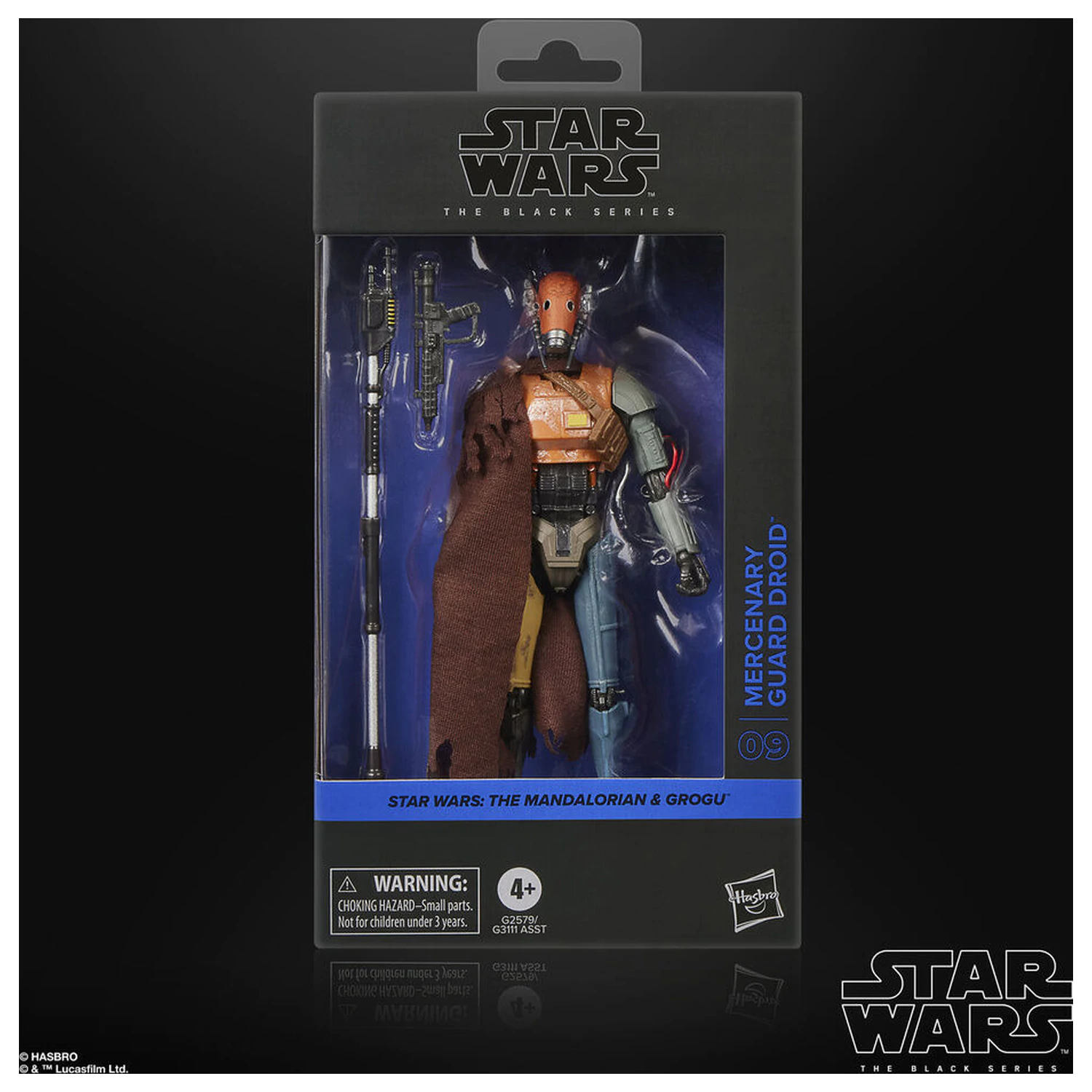 Star Wars The Mandalorian & Grogu Mercenary Guard Droid figura 15cm termékfotó