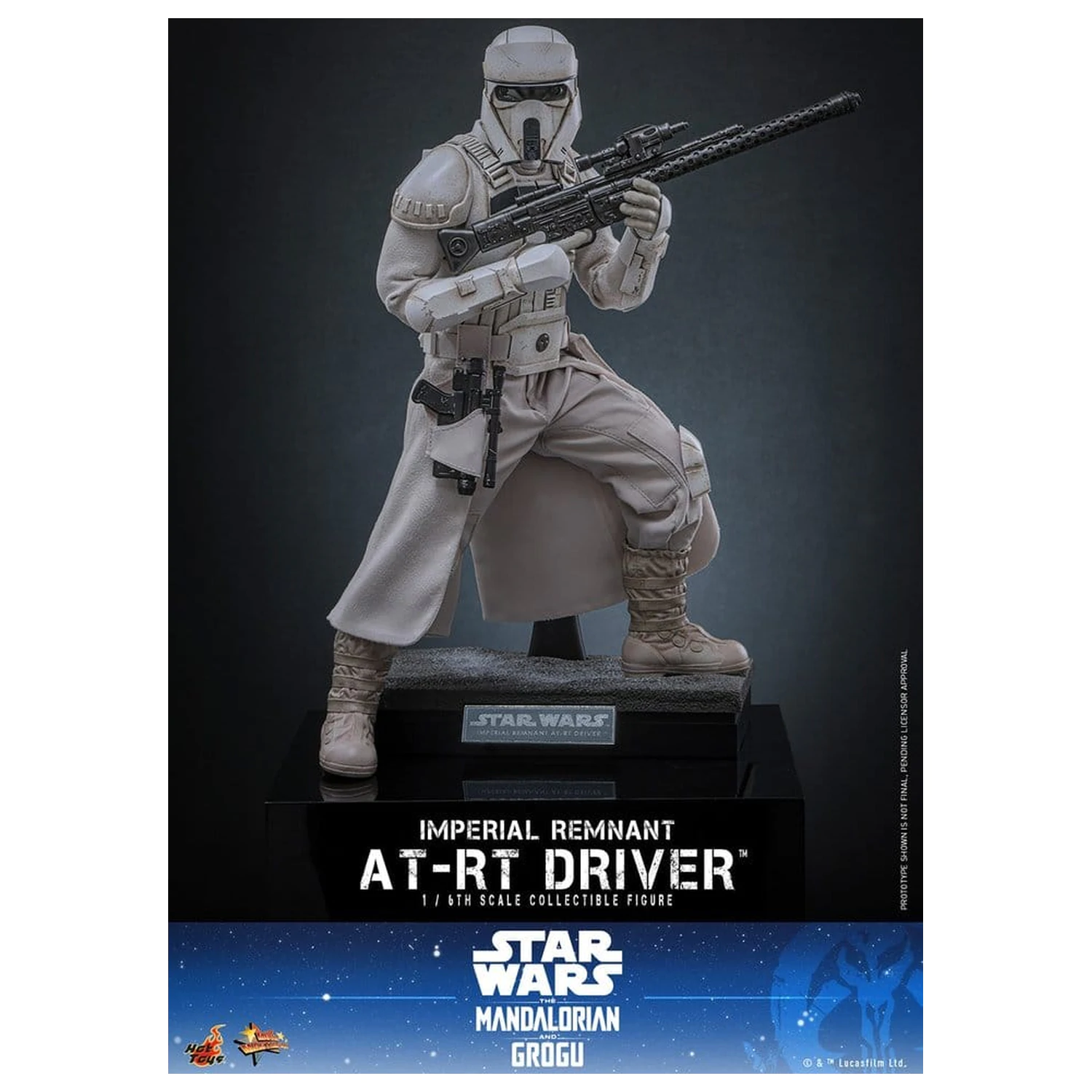Star Wars: The Mandalorian & Grogu Movie Masterpiece 1/6 Imperial Remnant AT-RT Driver akciófigura 30 cm termékfotó