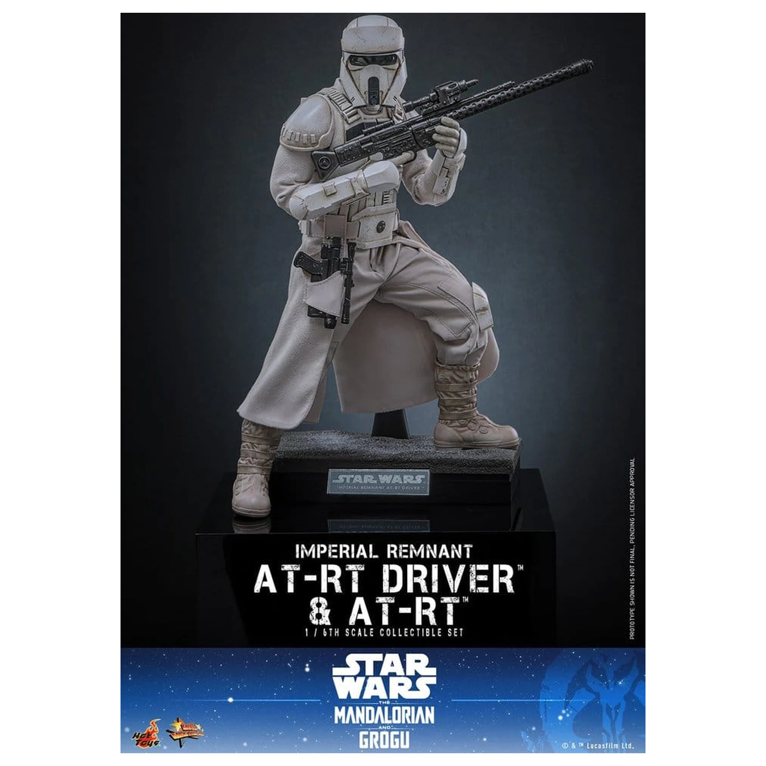 Star Wars: The Mandalorian & Grogu Movie Masterpiece 1/6 Imperial Remnant AT-RT Driver akciófigura 30 cm termékfotó