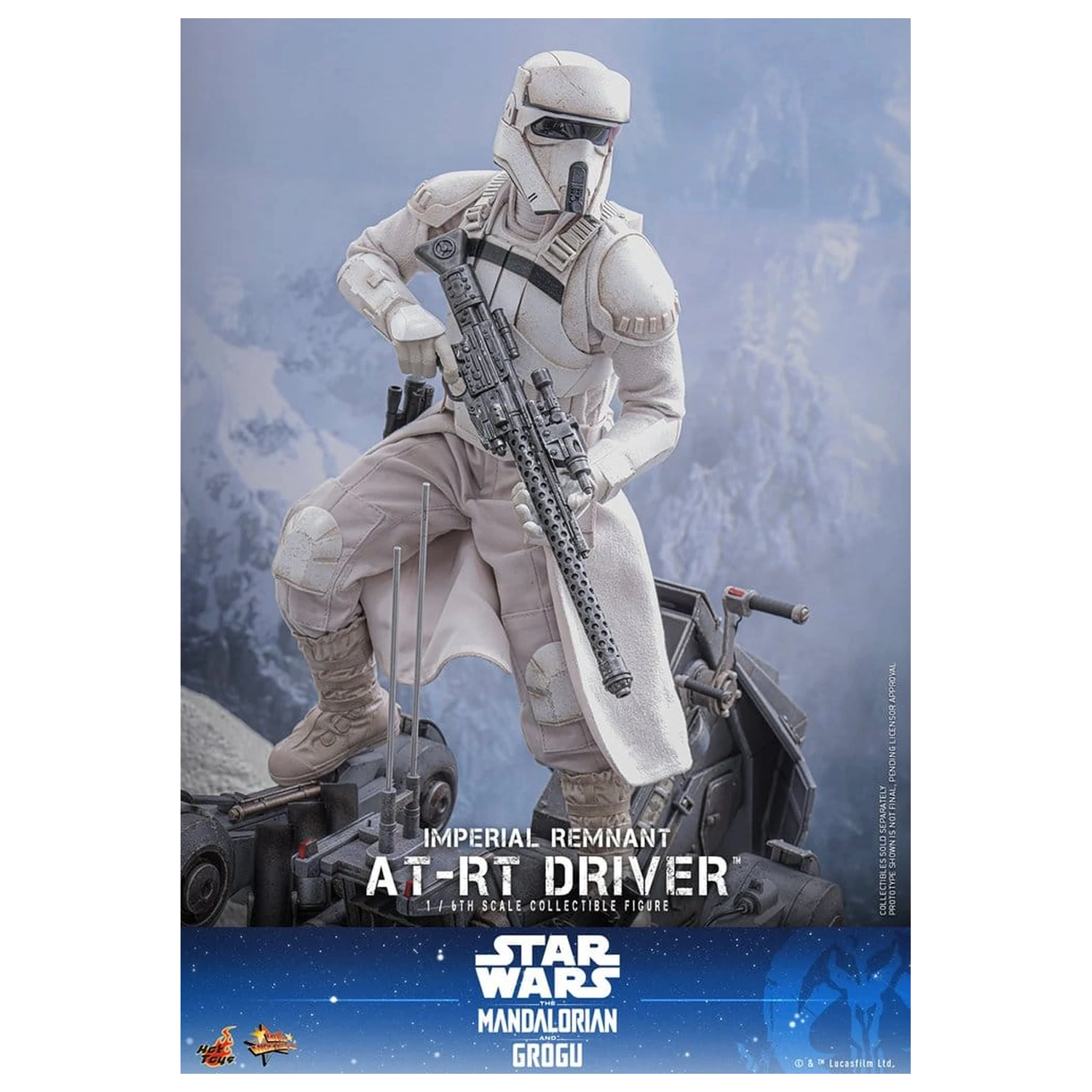 Star Wars: The Mandalorian & Grogu Movie Masterpiece 1/6 Imperial Remnant AT-RT Driver akciófigura 30 cm termékfotó