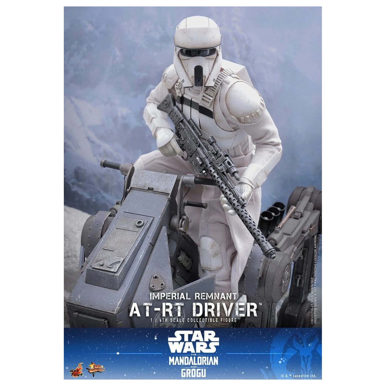 Star Wars: The Mandalorian & Grogu Movie Masterpiece 1/6 Imperial Remnant AT-RT Driver akciófigura 30 cm termékfotó