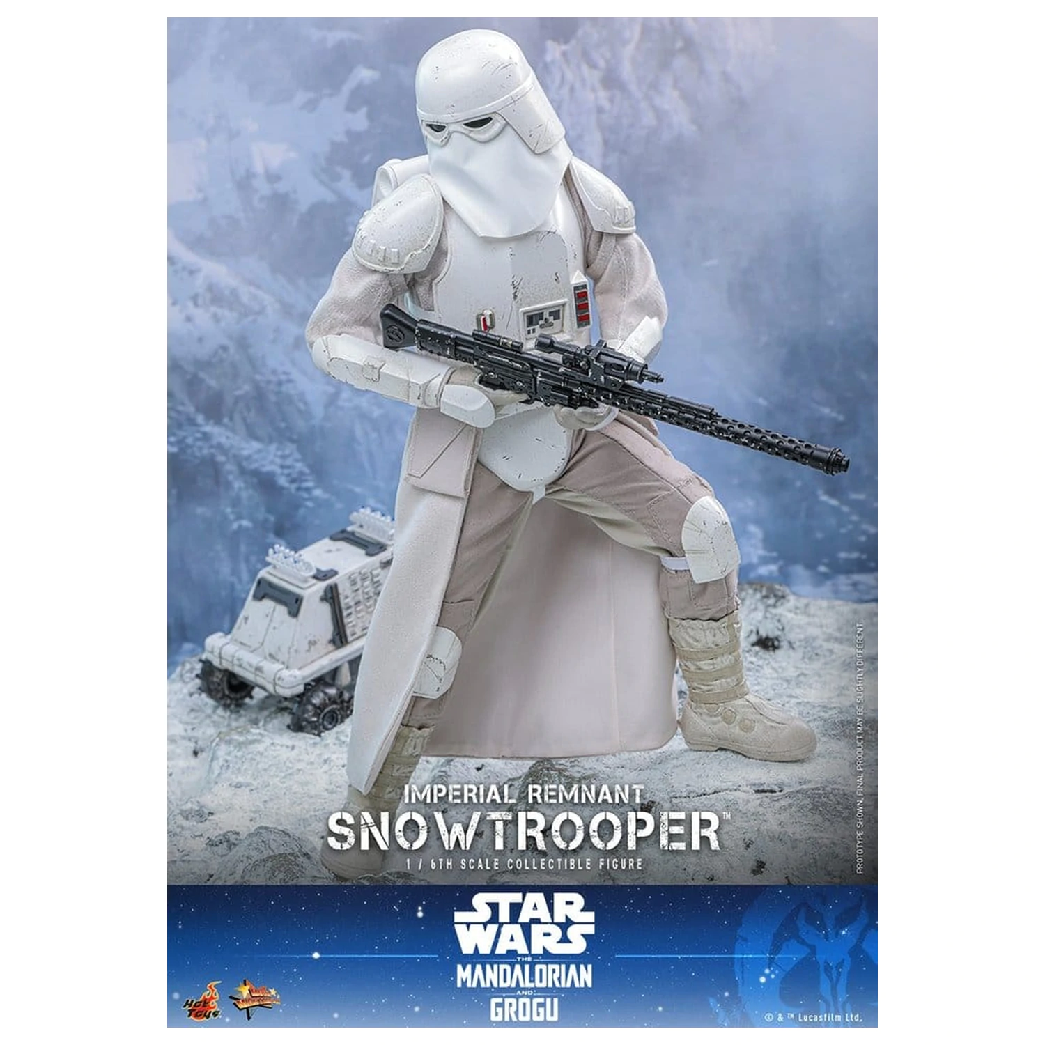 Star Wars: The Mandalorian & Grogu Movie Masterpiece 1/6 Imperial Remnant Snowtrooper akciófigura 30 cm termékfotó