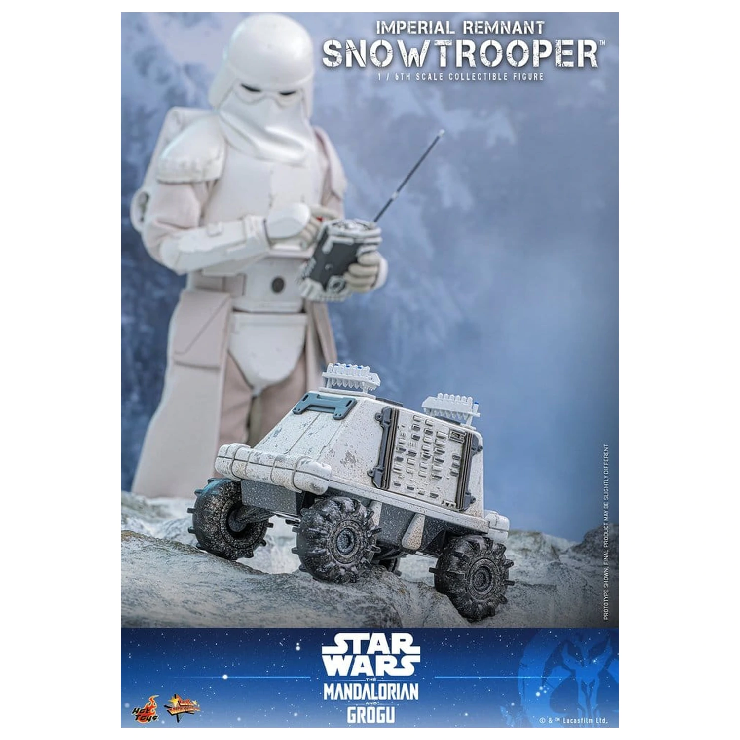 Star Wars: The Mandalorian & Grogu Movie Masterpiece 1/6 Imperial Remnant Snowtrooper akciófigura 30 cm termékfotó