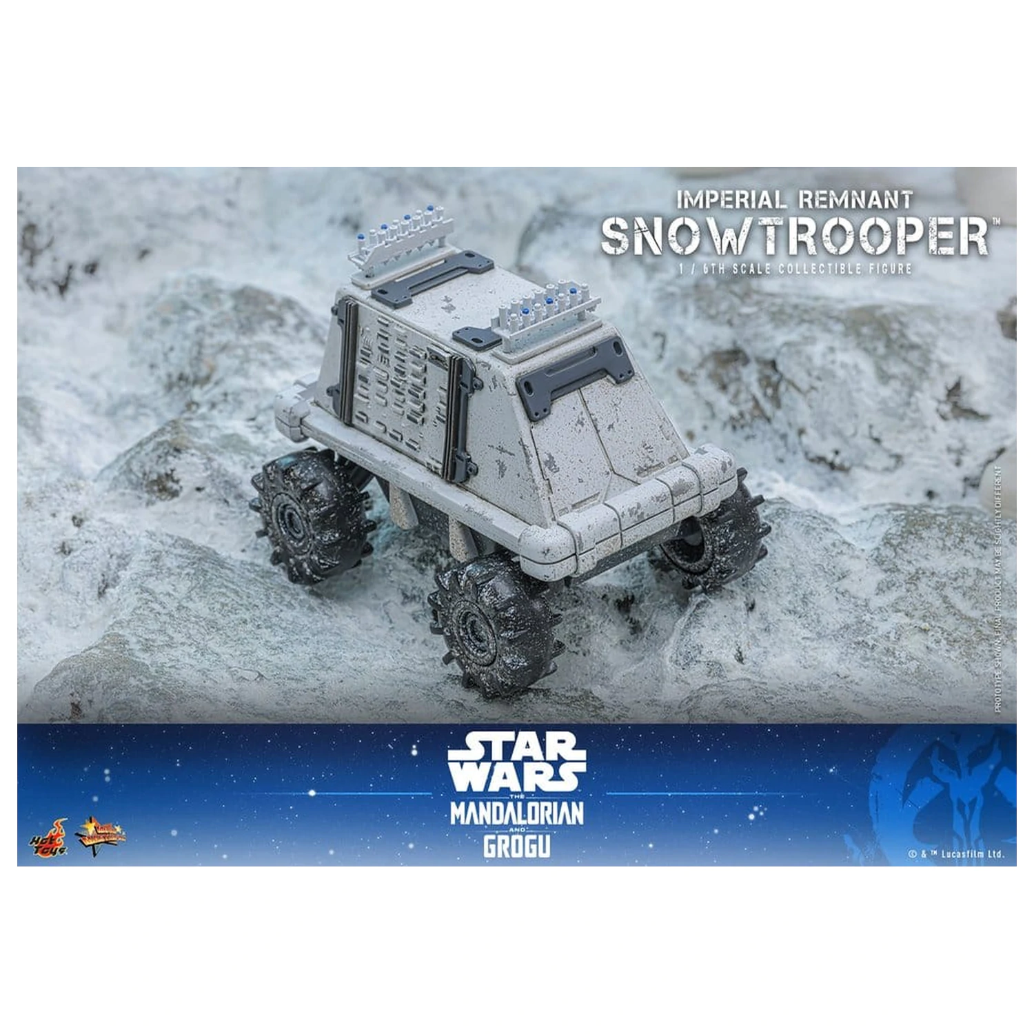 Star Wars: The Mandalorian & Grogu Movie Masterpiece 1/6 Imperial Remnant Snowtrooper akciófigura 30 cm termékfotó
