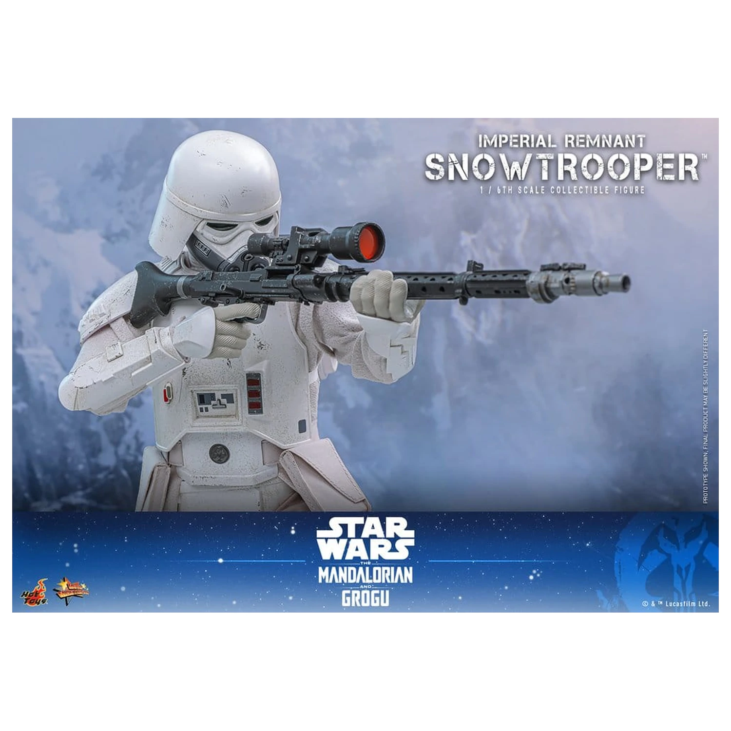 Star Wars: The Mandalorian & Grogu Movie Masterpiece 1/6 Imperial Remnant Snowtrooper akciófigura 30 cm termékfotó