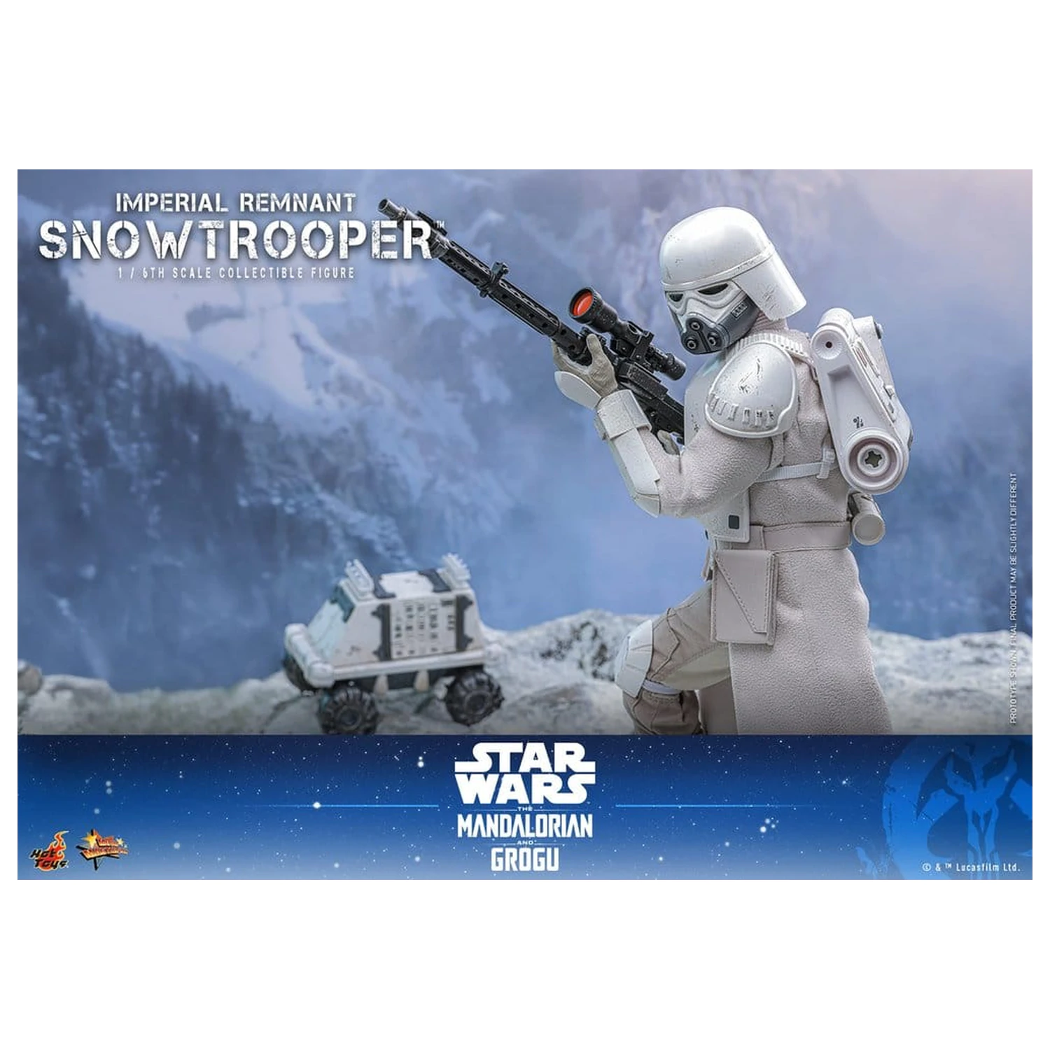 Star Wars: The Mandalorian & Grogu Movie Masterpiece 1/6 Imperial Remnant Snowtrooper akciófigura 30 cm termékfotó