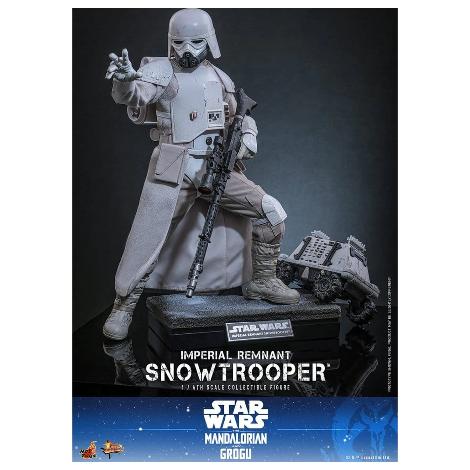 Star Wars: The Mandalorian & Grogu Movie Masterpiece 1/6 Imperial Remnant Snowtrooper akciófigura 30 cm termékfotó