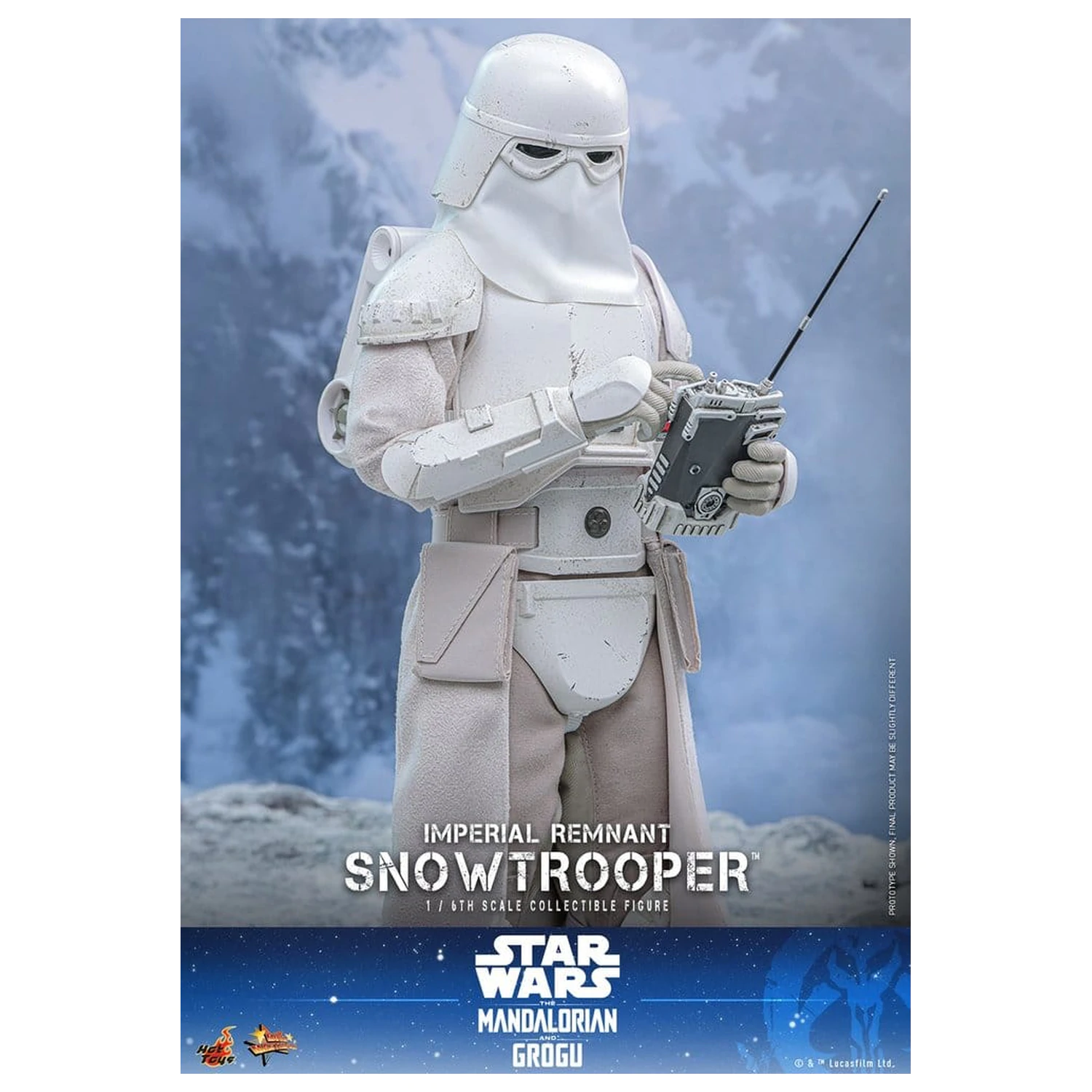 Star Wars: The Mandalorian & Grogu Movie Masterpiece 1/6 Imperial Remnant Snowtrooper akciófigura 30 cm termékfotó