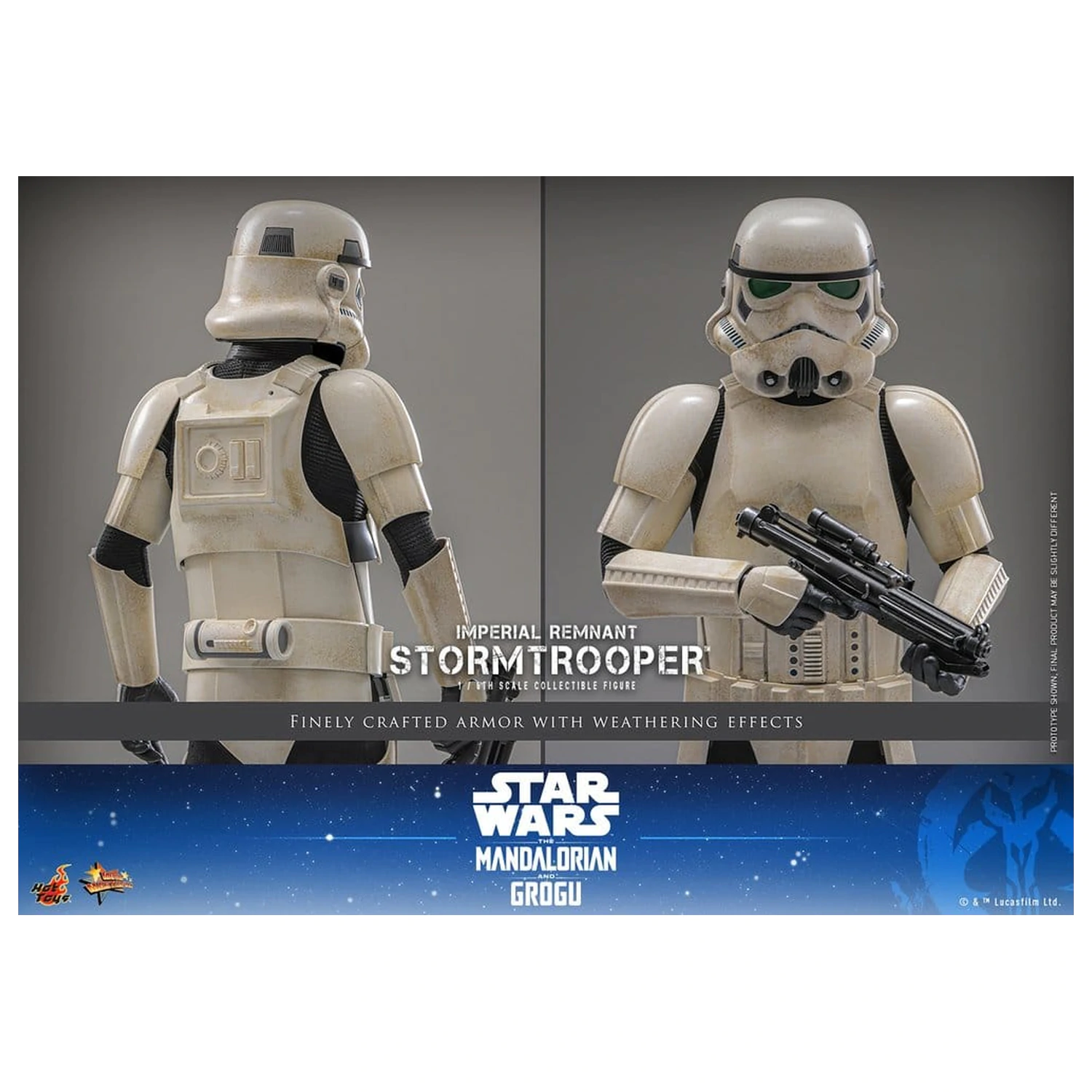 Star Wars: The Mandalorian & Grogu Movie Masterpiece 1/6 Imperial Remnant Stormtrooper akciófigura 30 cm termékfotó