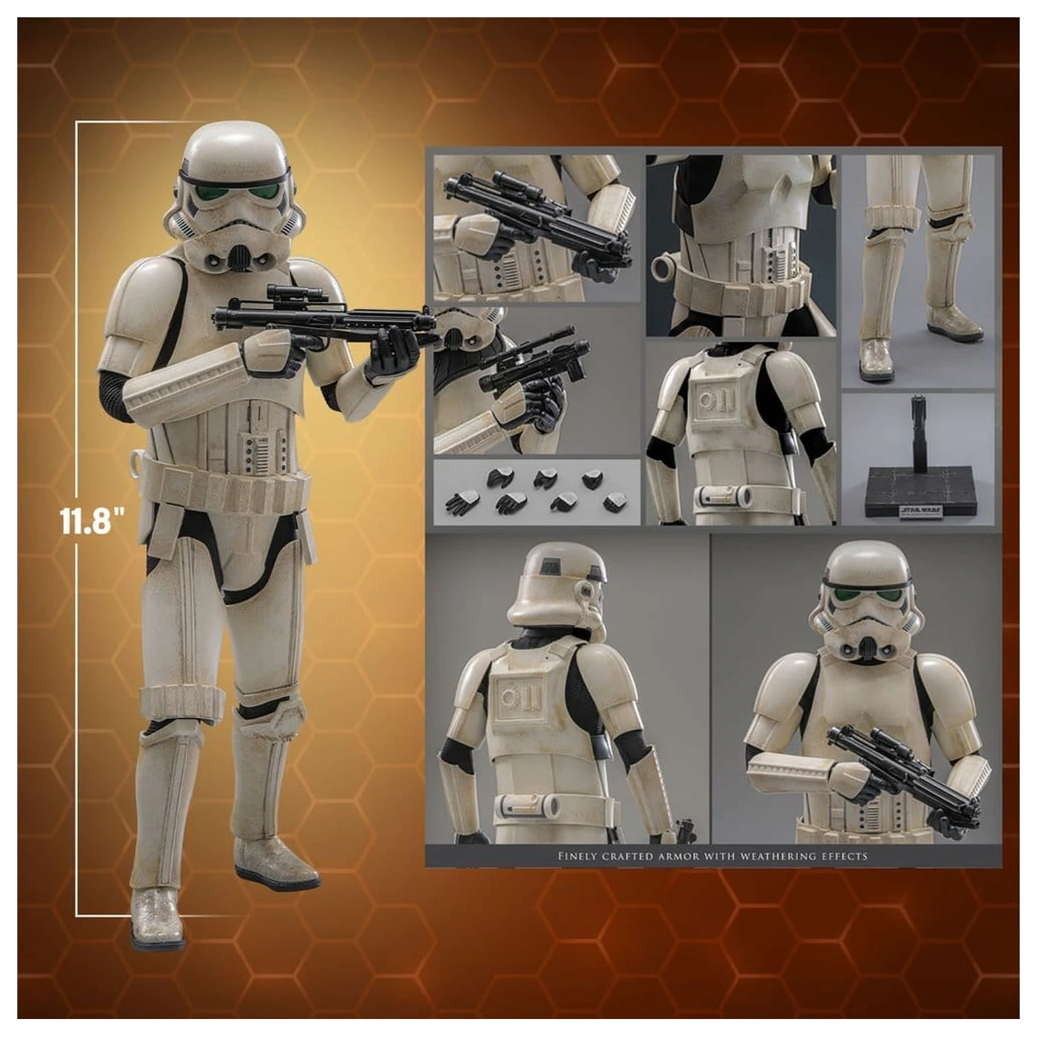 Star Wars: The Mandalorian & Grogu Movie Masterpiece 1/6 Imperial Remnant Stormtrooper akciófigura 30 cm termékfotó