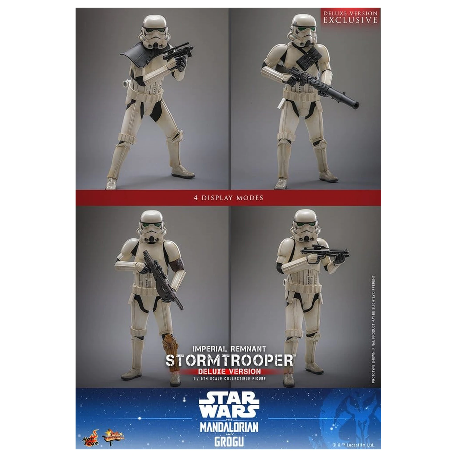 Star Wars: The Mandalorian & Grogu Movie Masterpiece 1/6 Imperial Remnant Stormtrooper (Deluxe Version) akciófigura 30 cm termékfotó