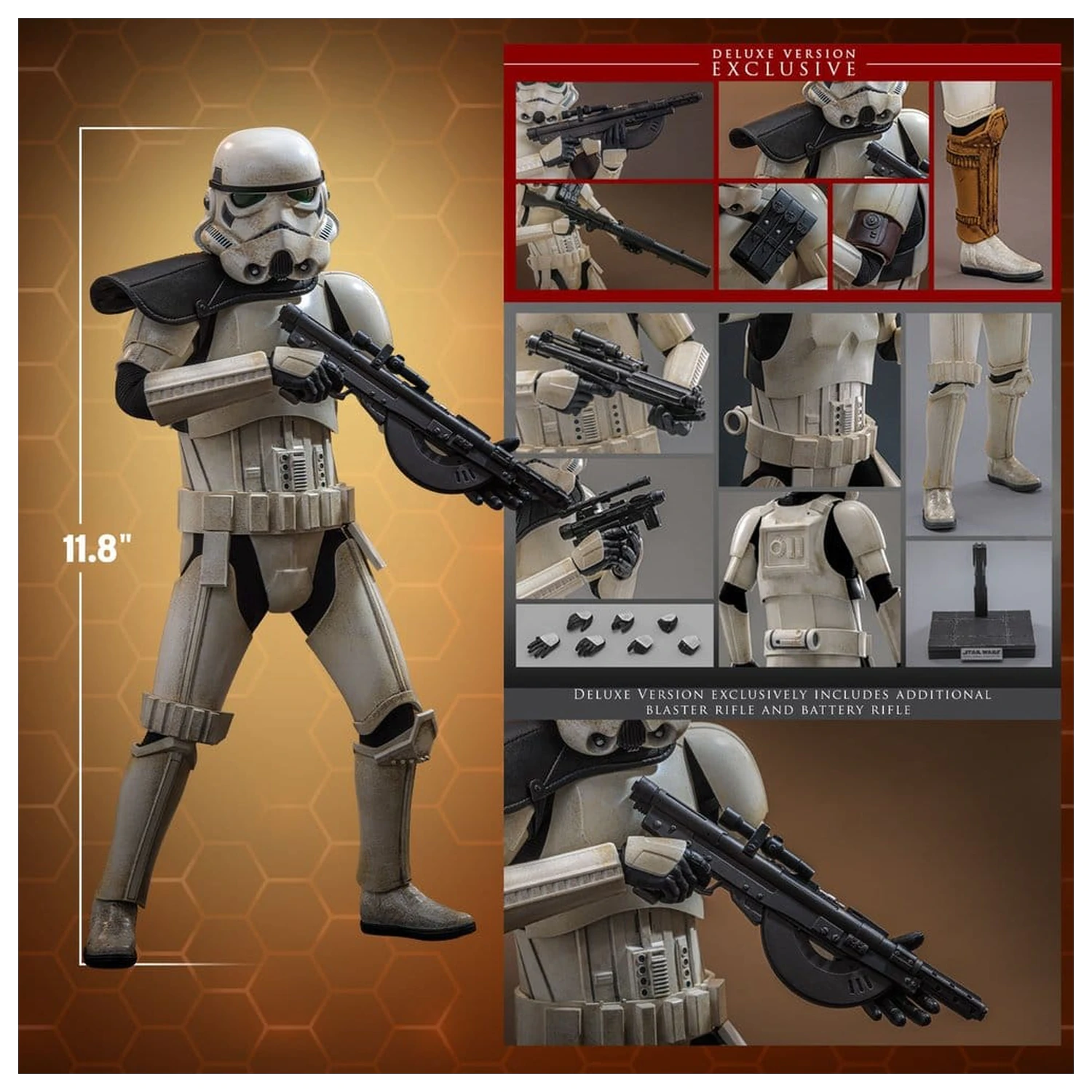 Star Wars: The Mandalorian & Grogu Movie Masterpiece 1/6 Imperial Remnant Stormtrooper (Deluxe Version) akciófigura 30 cm termékfotó