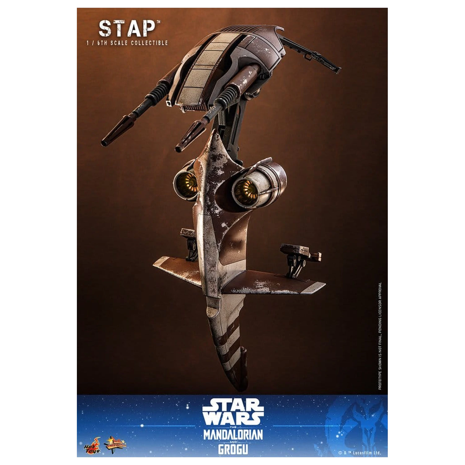Star Wars: The Mandalorian & Grogu Movie Masterpiece 1/6 STAP figura kiegészítő 32 cm termékfotó