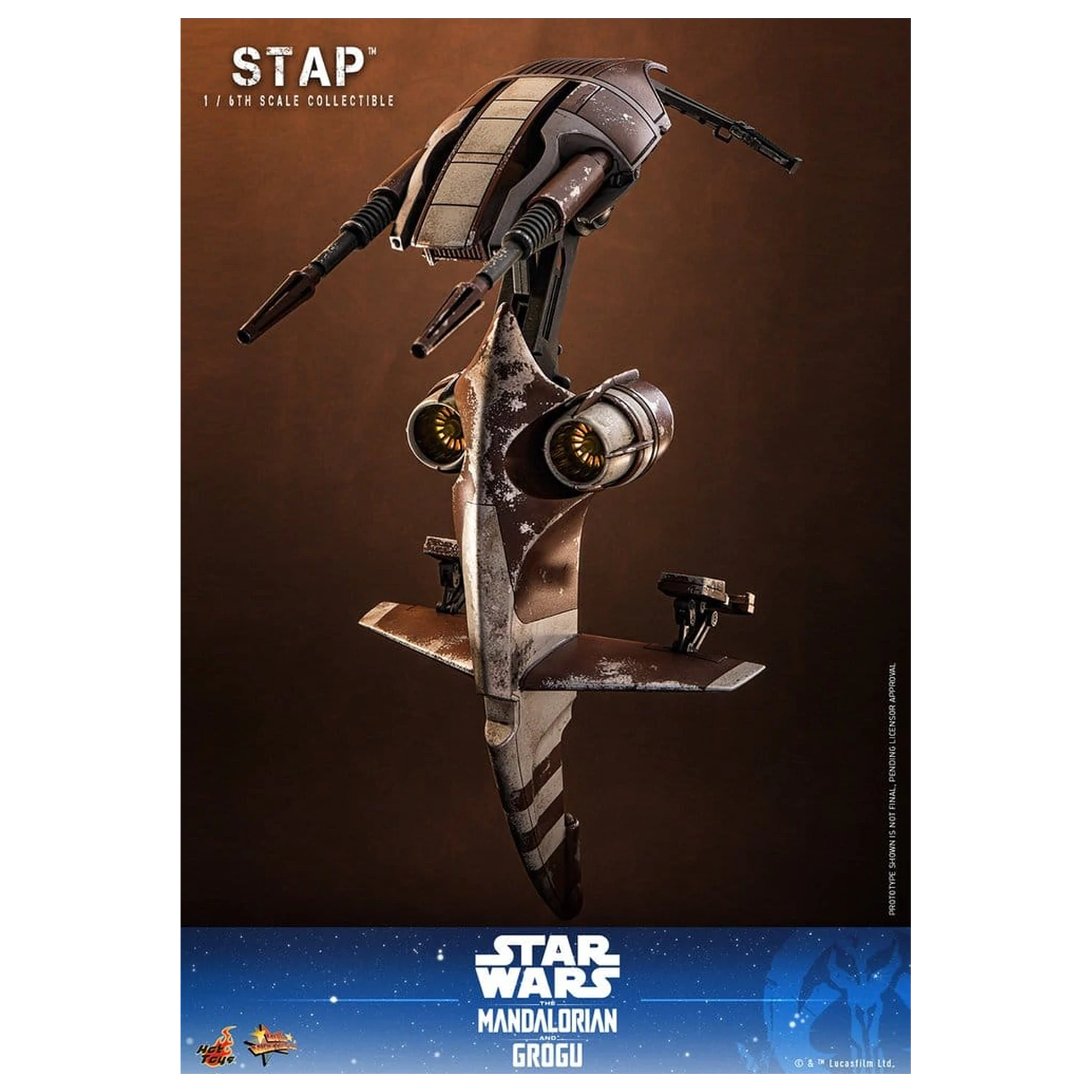 Star Wars: The Mandalorian & Grogu Movie Masterpiece 1/6 STAP figura kiegészítő 32 cm termékfotó