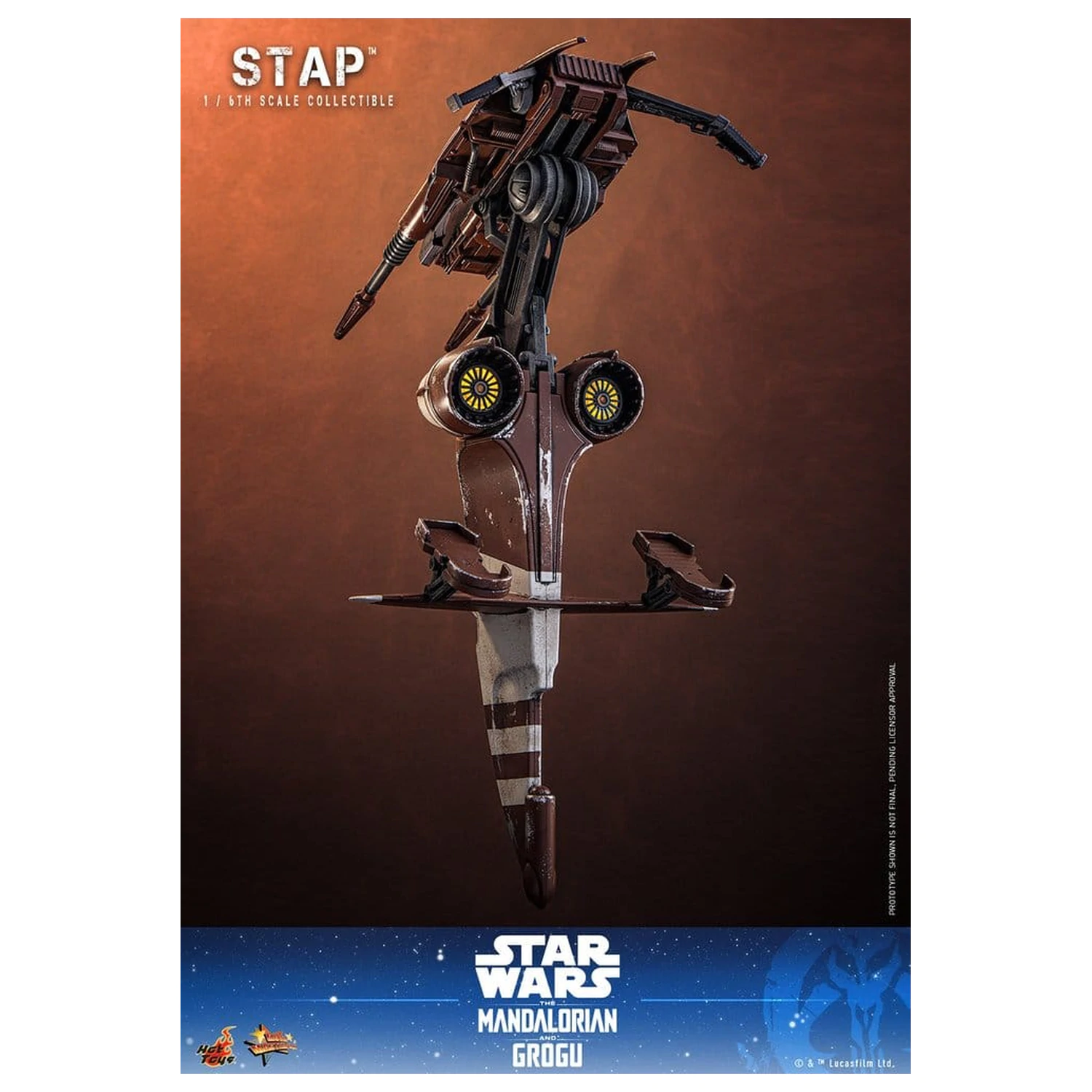Star Wars: The Mandalorian & Grogu Movie Masterpiece 1/6 STAP figura kiegészítő 32 cm termékfotó