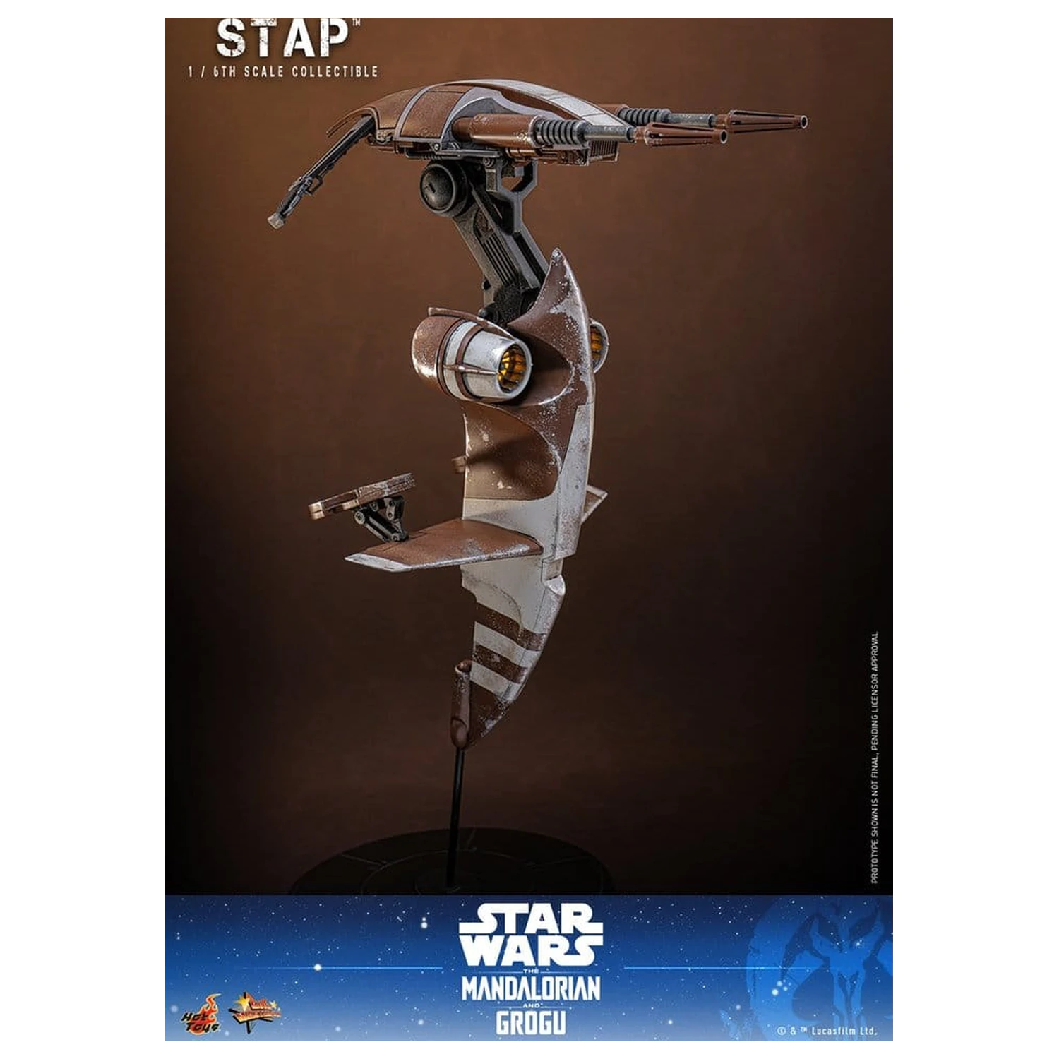 Star Wars: The Mandalorian & Grogu Movie Masterpiece 1/6 STAP figura kiegészítő 32 cm termékfotó