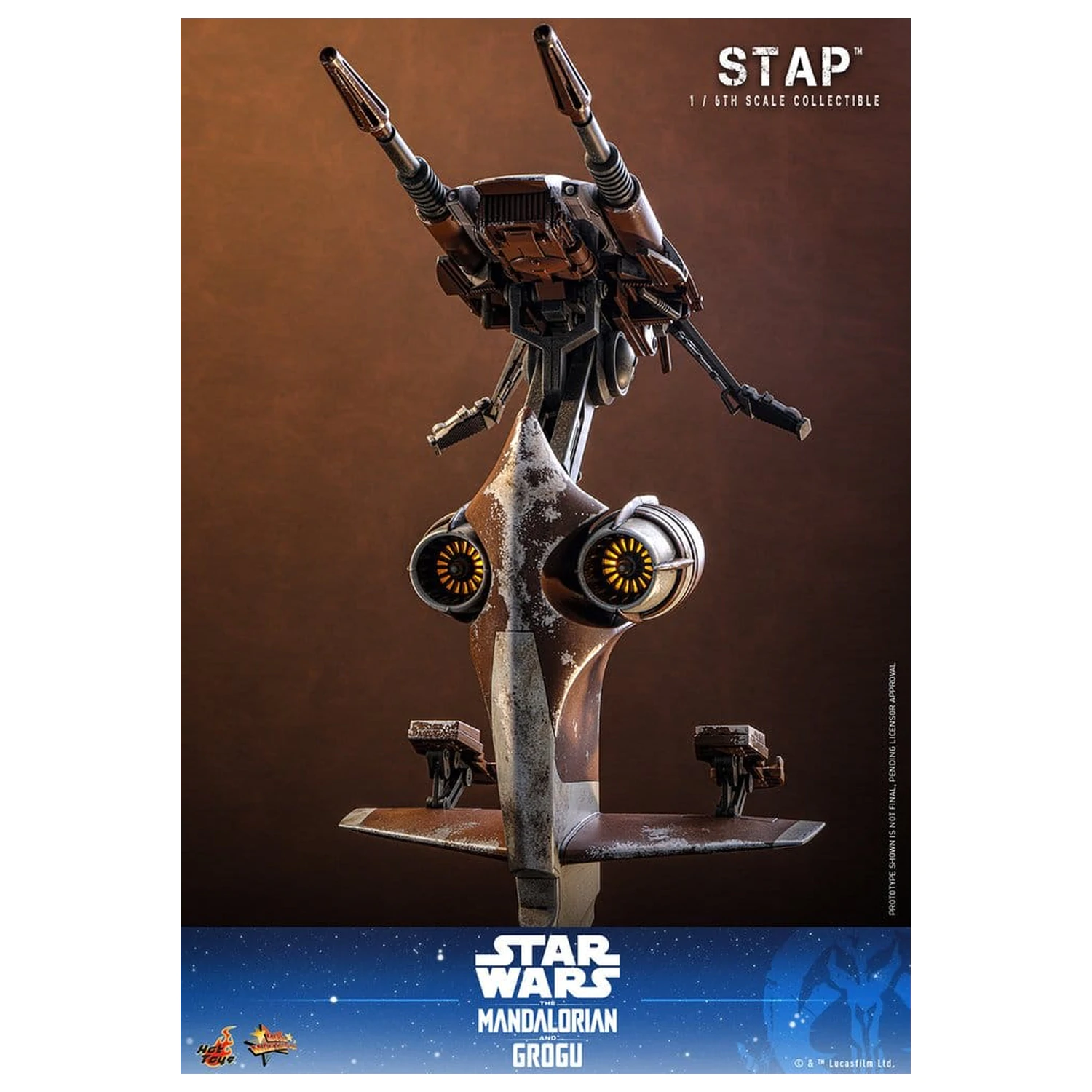 Star Wars: The Mandalorian & Grogu Movie Masterpiece 1/6 STAP figura kiegészítő 32 cm termékfotó