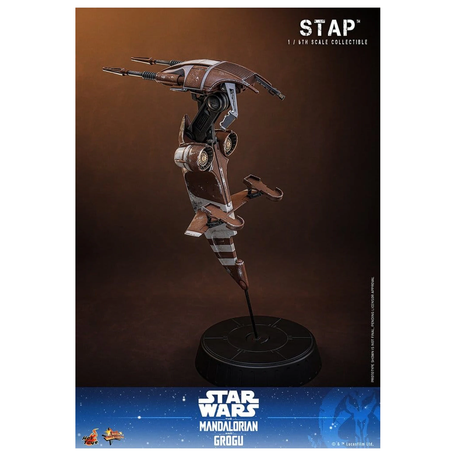 Star Wars: The Mandalorian & Grogu Movie Masterpiece 1/6 STAP figura kiegészítő 32 cm termékfotó
