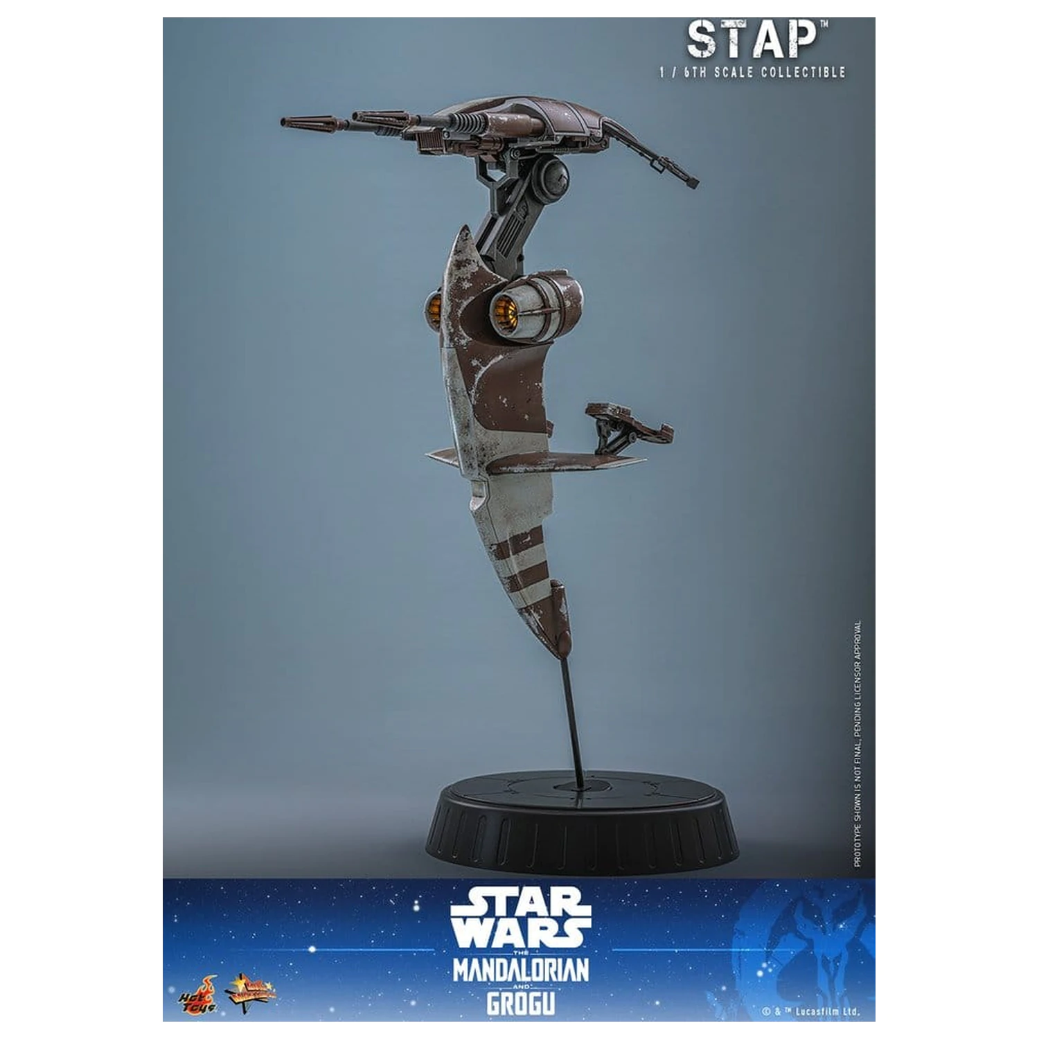Star Wars: The Mandalorian & Grogu Movie Masterpiece 1/6 STAP figura kiegészítő 32 cm termékfotó