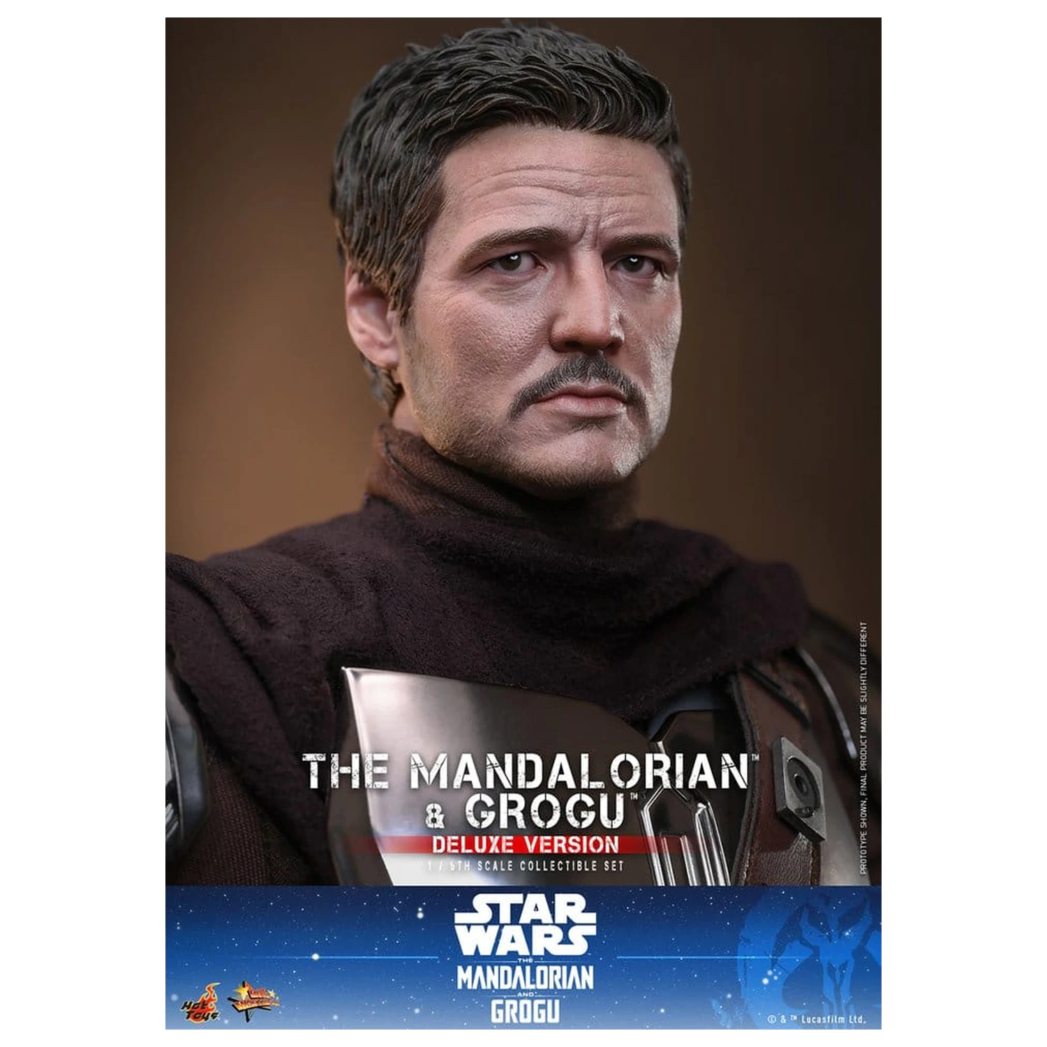 Star Wars: The Mandalorian & Grogu Movie Masterpiece 1/6 The Mandalorian and Grogu (Deluxe Version) akciófigura 31 cm termékfotó