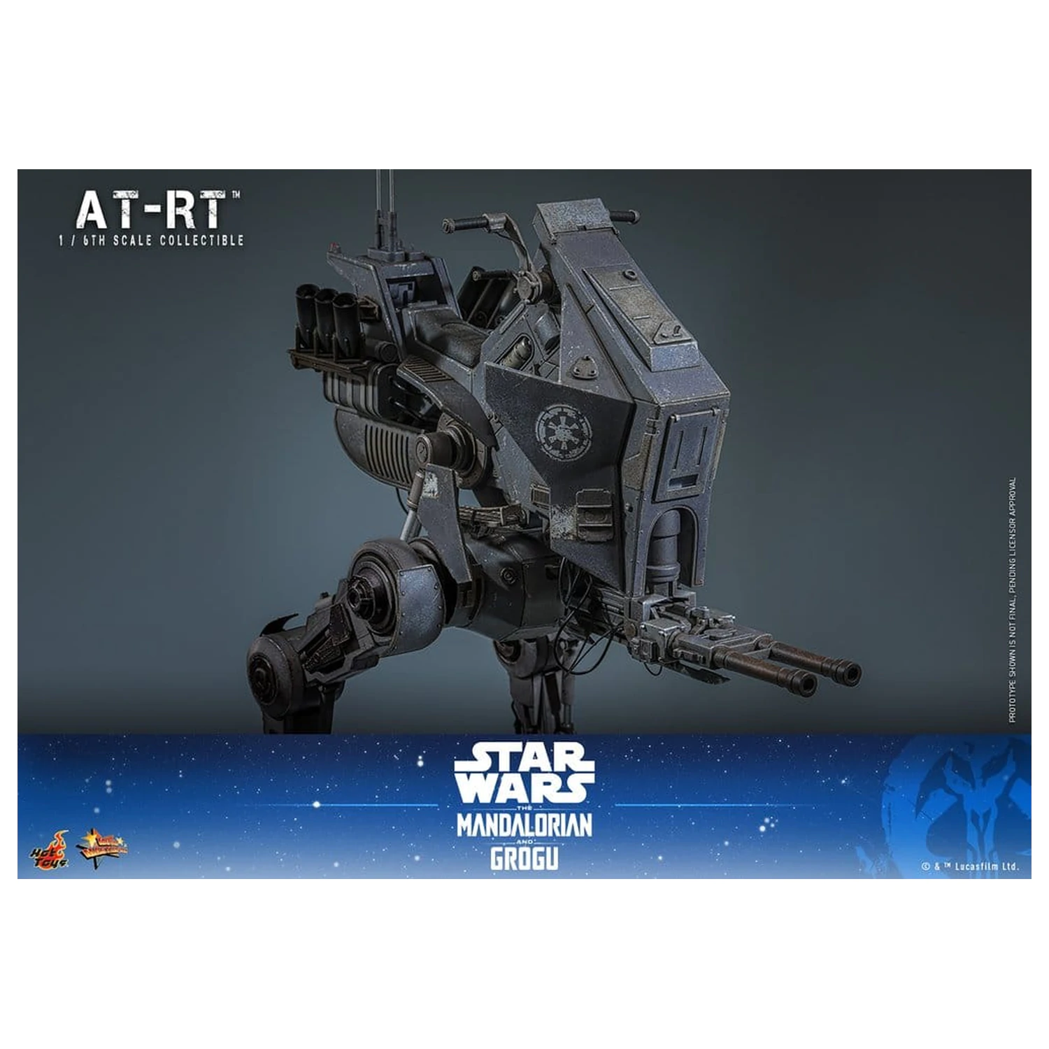 Star Wars: The Mandalorian & Grogu Movie Masterpiece jármű 1/6 AT-RT 60 cm termékfotó