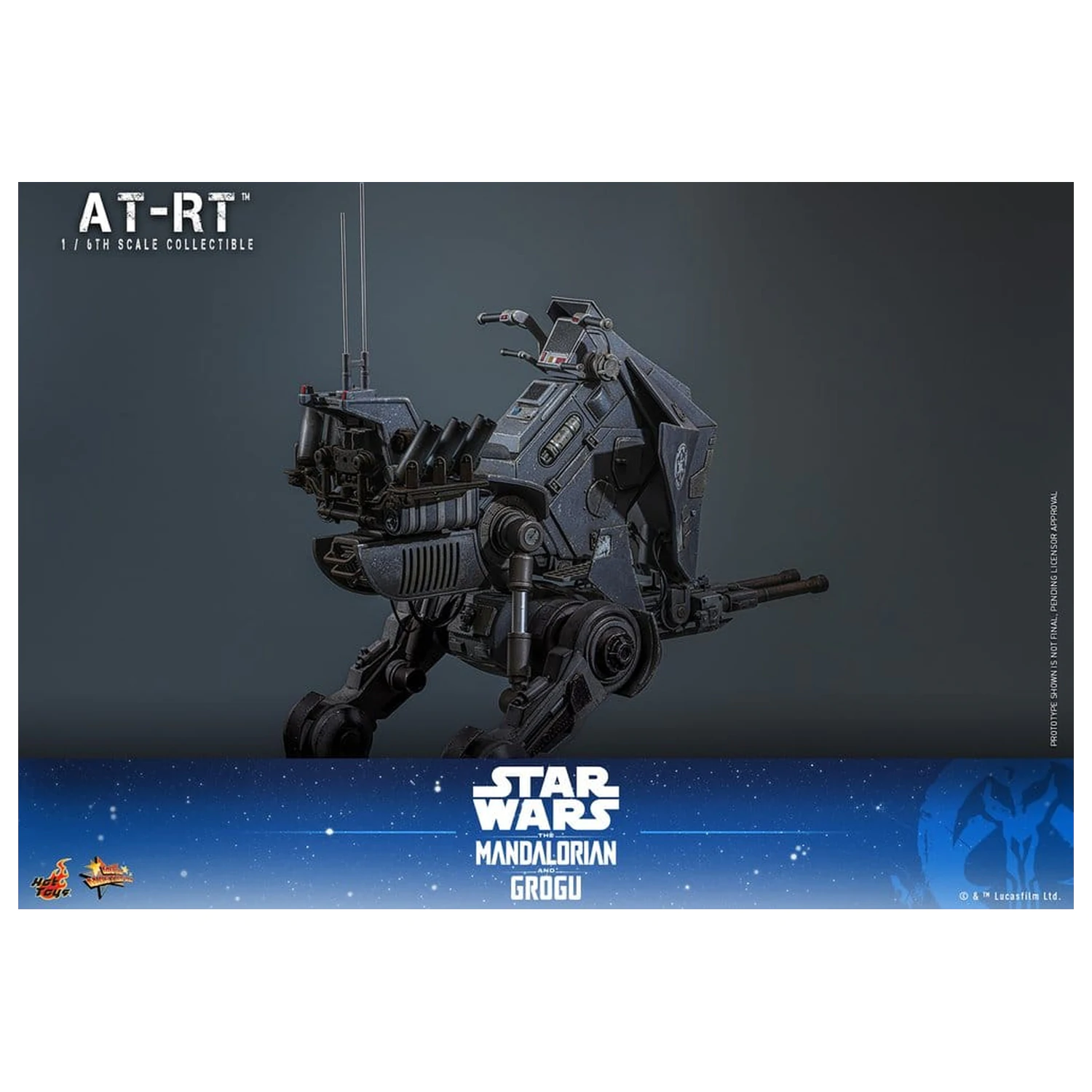 Star Wars: The Mandalorian & Grogu Movie Masterpiece jármű 1/6 AT-RT 60 cm termékfotó