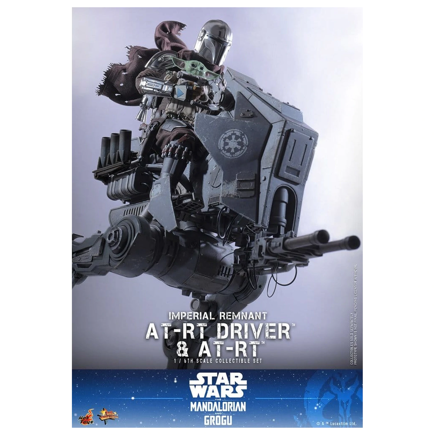 Star Wars: The Mandalorian & Grogu Movie Masterpiece jármű 1/6 AT-RT 60 cm termékfotó