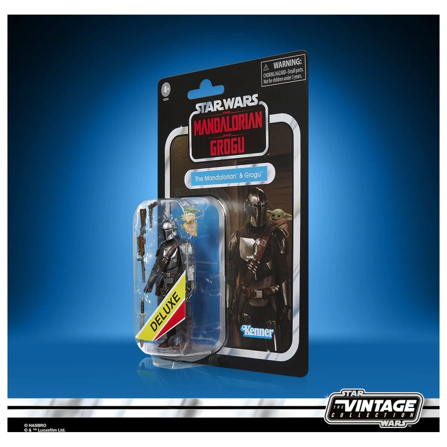 Star Wars: The Mandalorian & Grogu Vintage Collection The Mandalorian & Grogu akciófigura 10 cm termékfotó