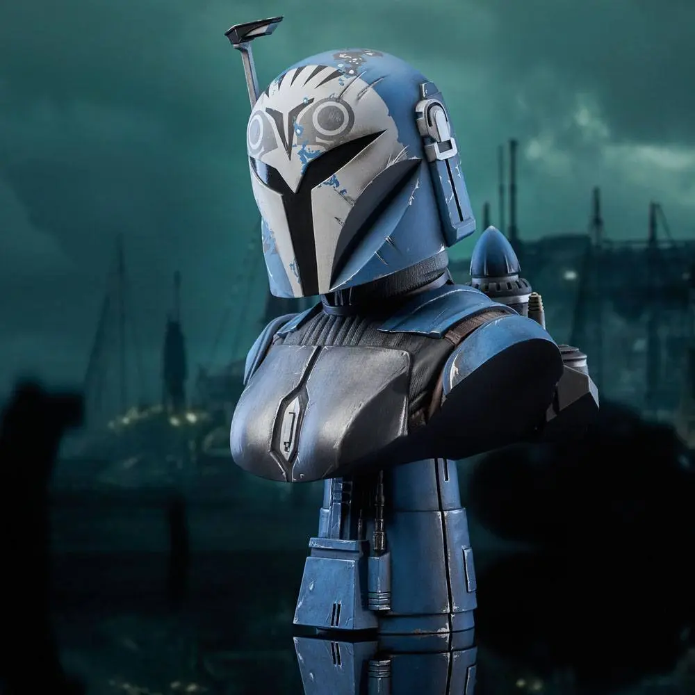 Star Wars The Mandalorian Legends in 3D 1/2 Bo-Katan Kryze mellszobor figura 25 cm termékfotó
