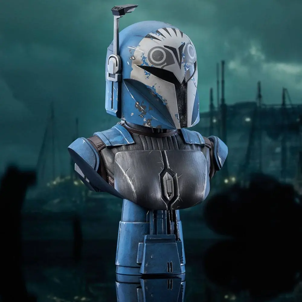 Star Wars The Mandalorian Legends in 3D 1/2 Bo-Katan Kryze mellszobor figura 25 cm termékfotó