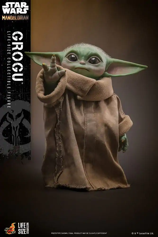 Star Wars: The Mandalorian Life-Size Masterpiece akciófigura Grogu 37 cm termékfotó