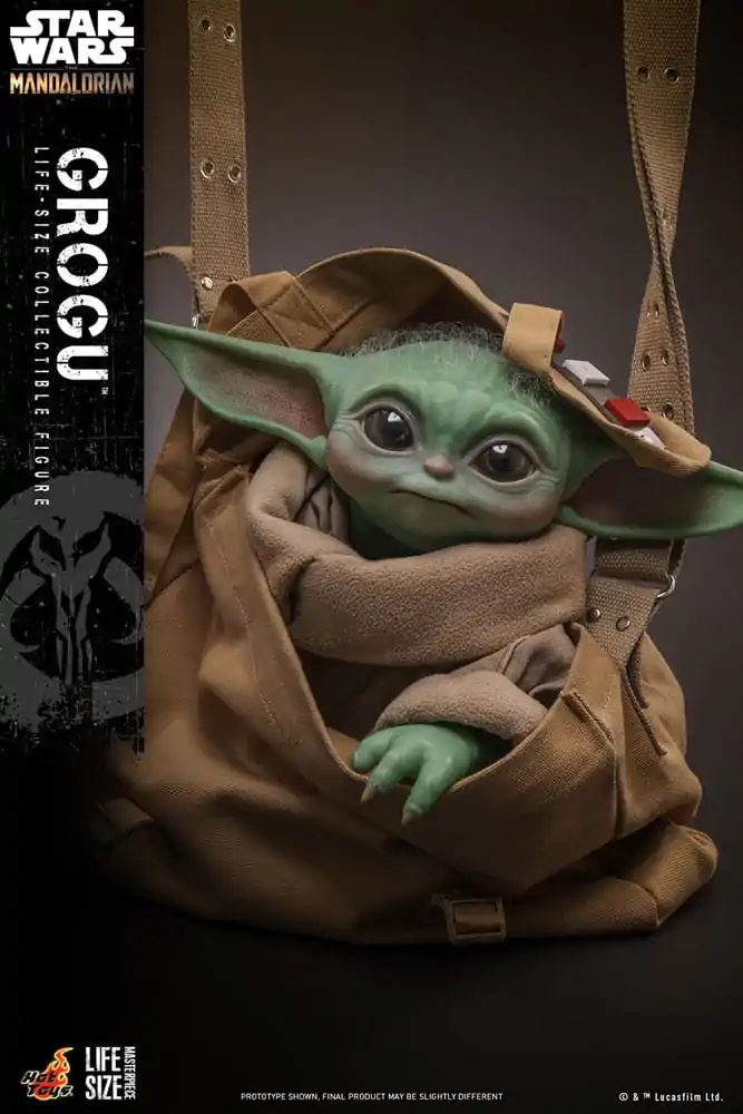 Star Wars: The Mandalorian Life-Size Masterpiece akciófigura Grogu 37 cm termékfotó