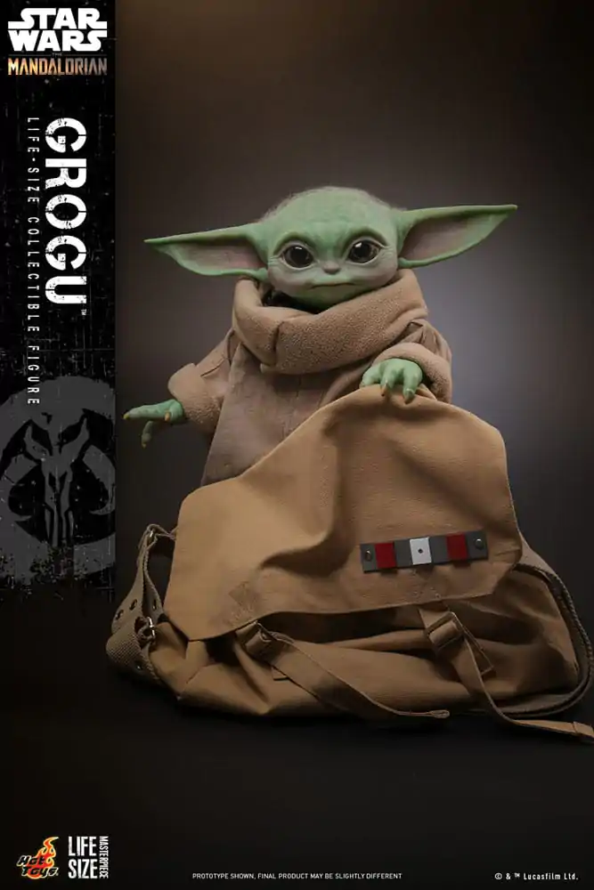 Star Wars: The Mandalorian Life-Size Masterpiece akciófigura Grogu 37 cm termékfotó